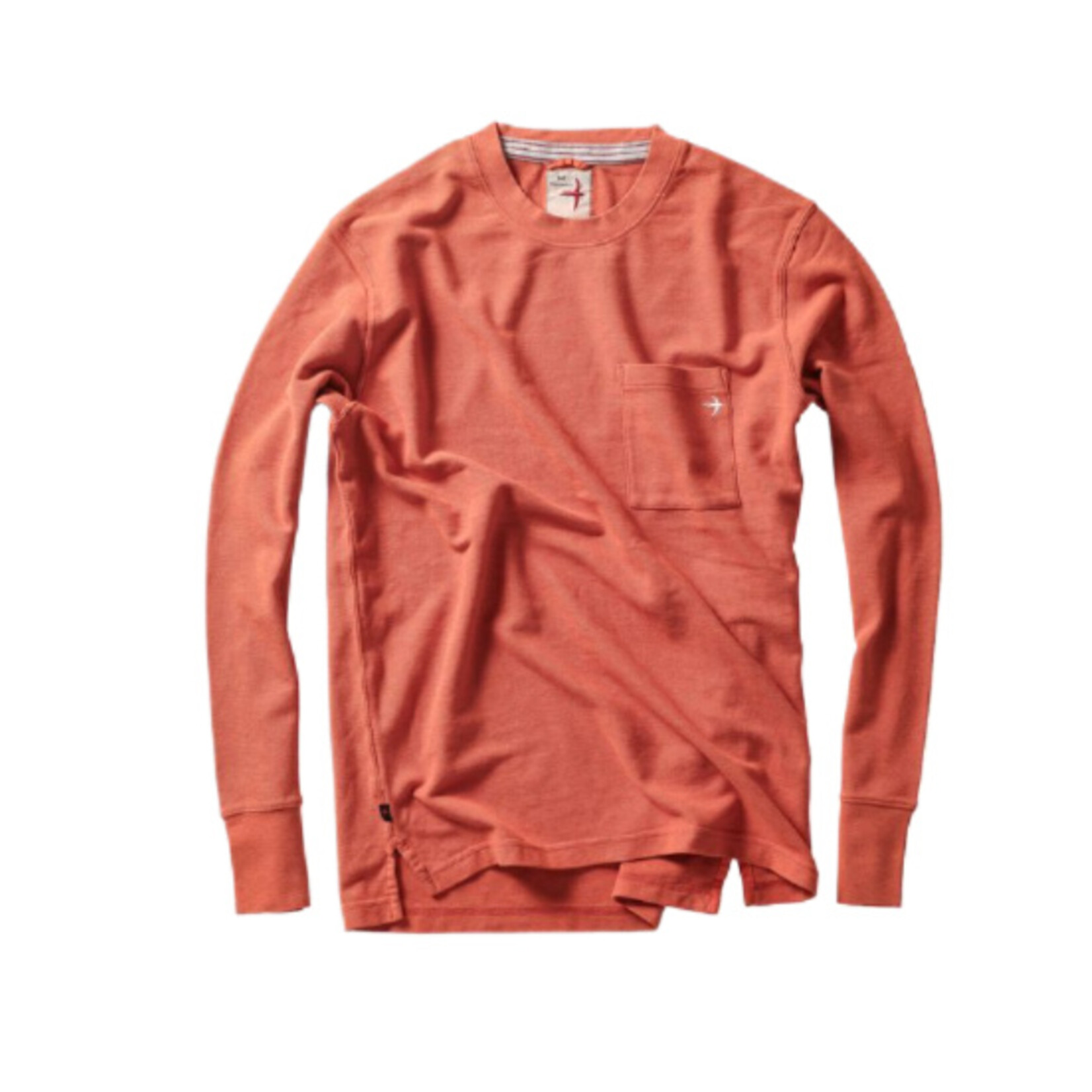 Relwen Vintage Pique Long Sleeve Crew Shirt