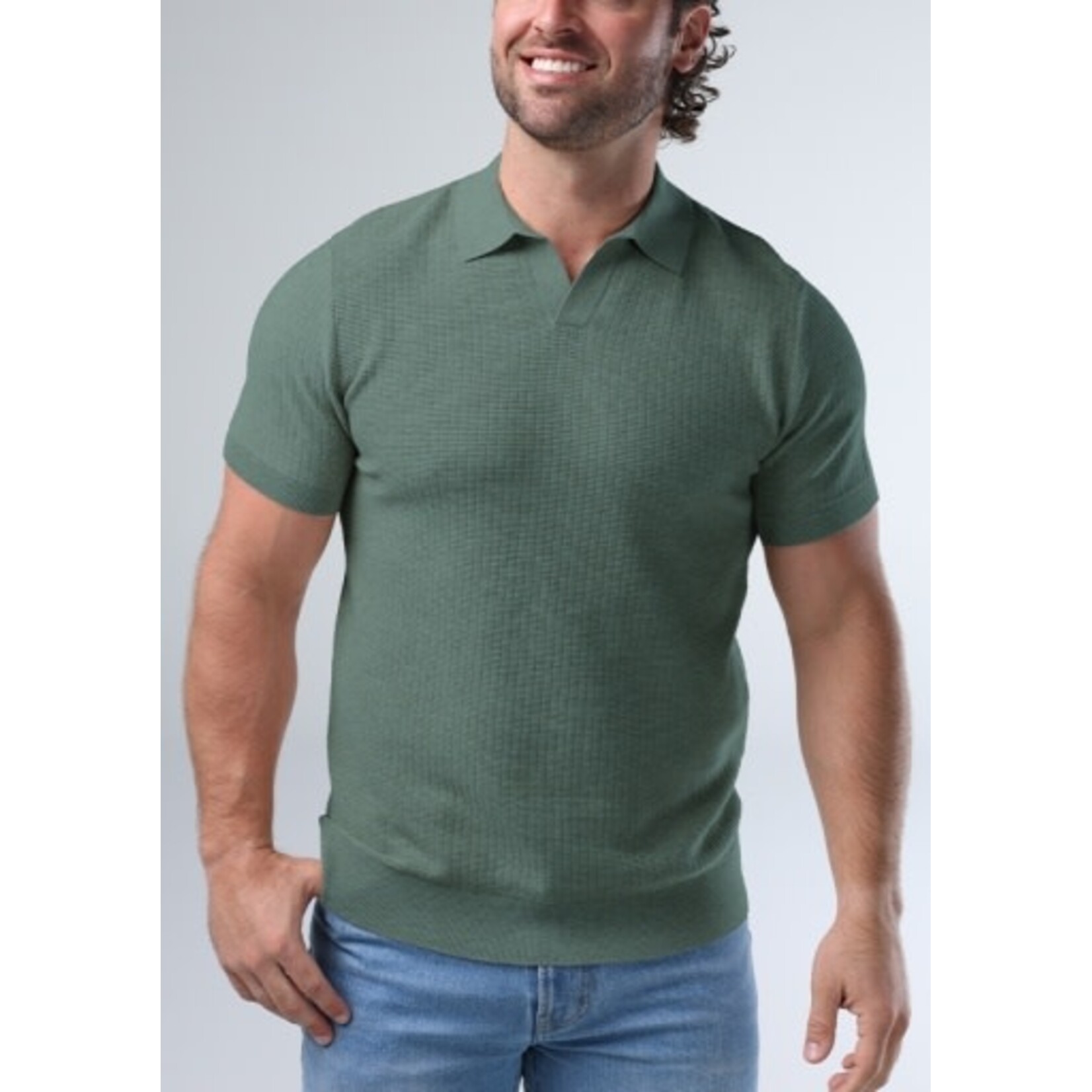 The Normal Brand Breezknit Polo Shirt