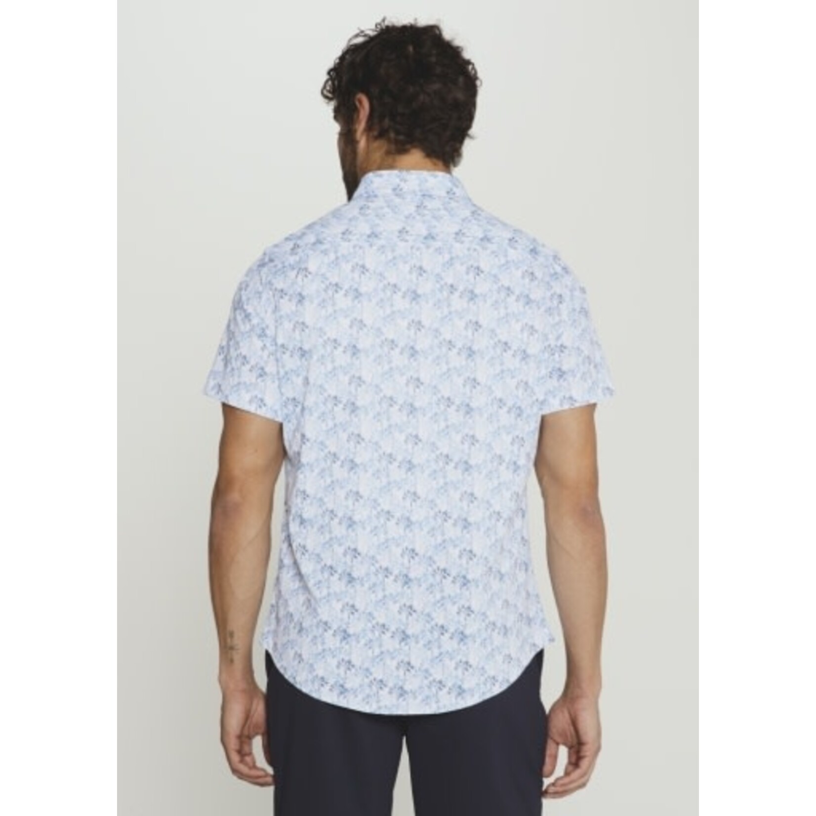7 Diamonds Palmline Short Sleeve Shirt