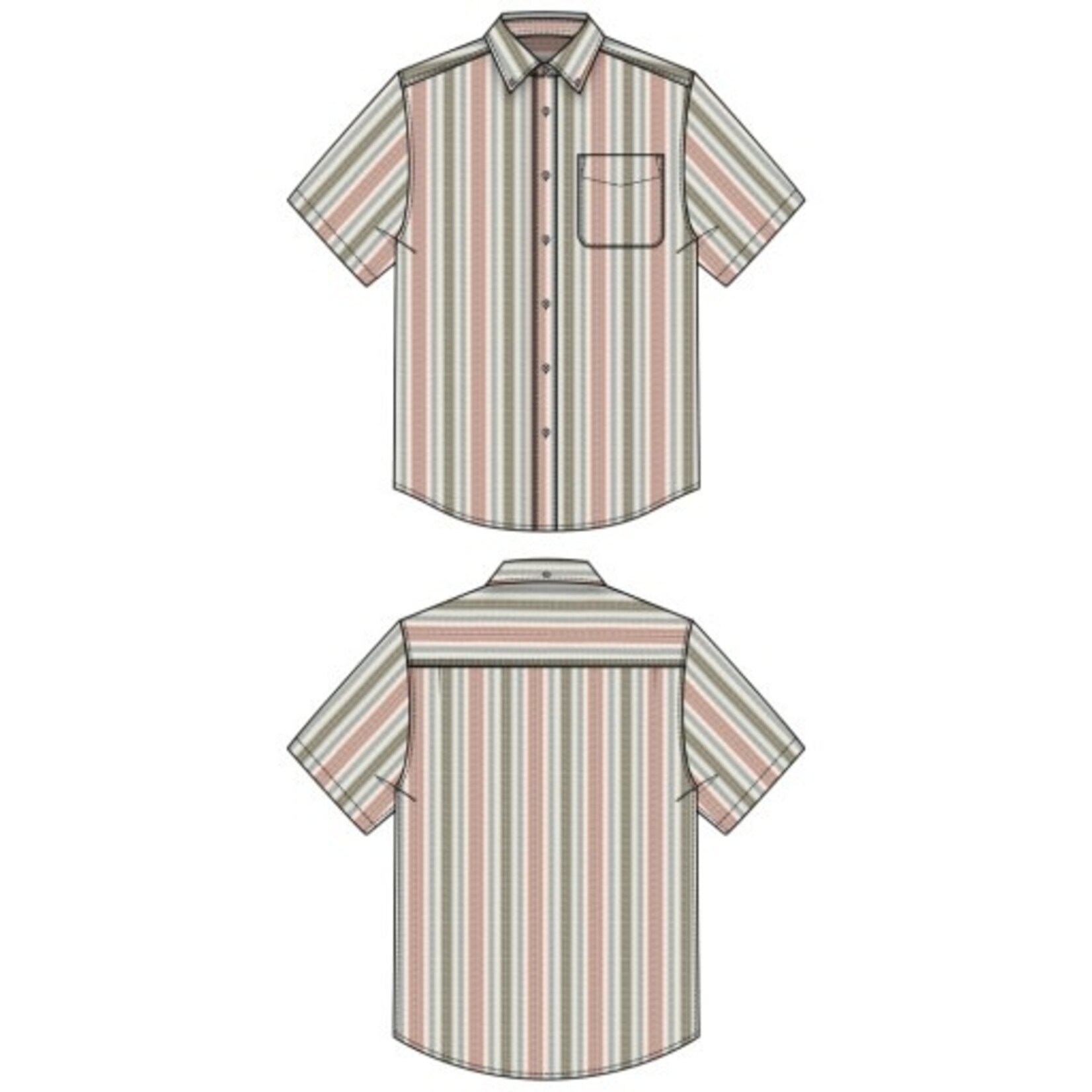 Liverpool Los Angeles Short Sleeve Button Up Shirt