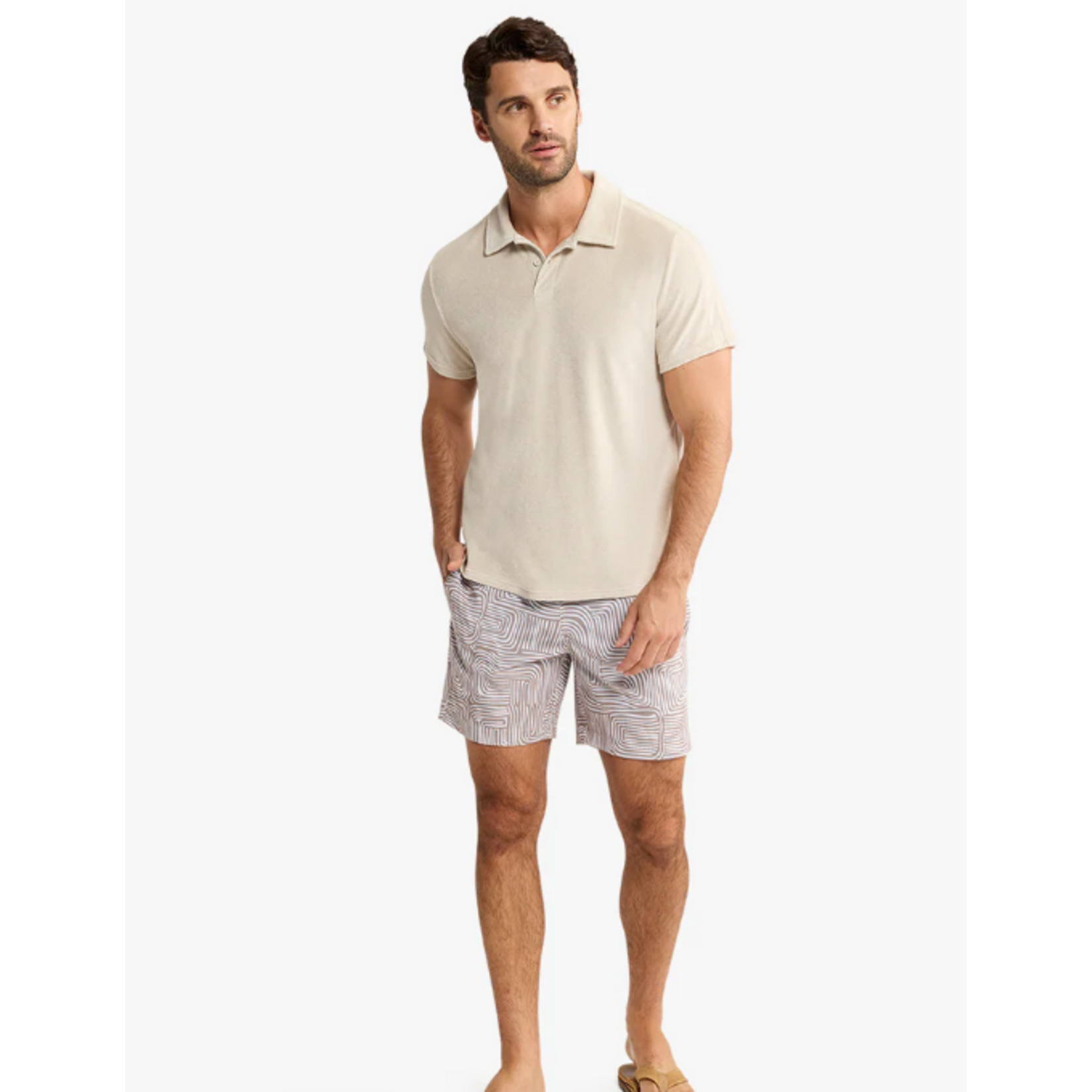 Fair Harbor Ravello Terry Polo Shirt