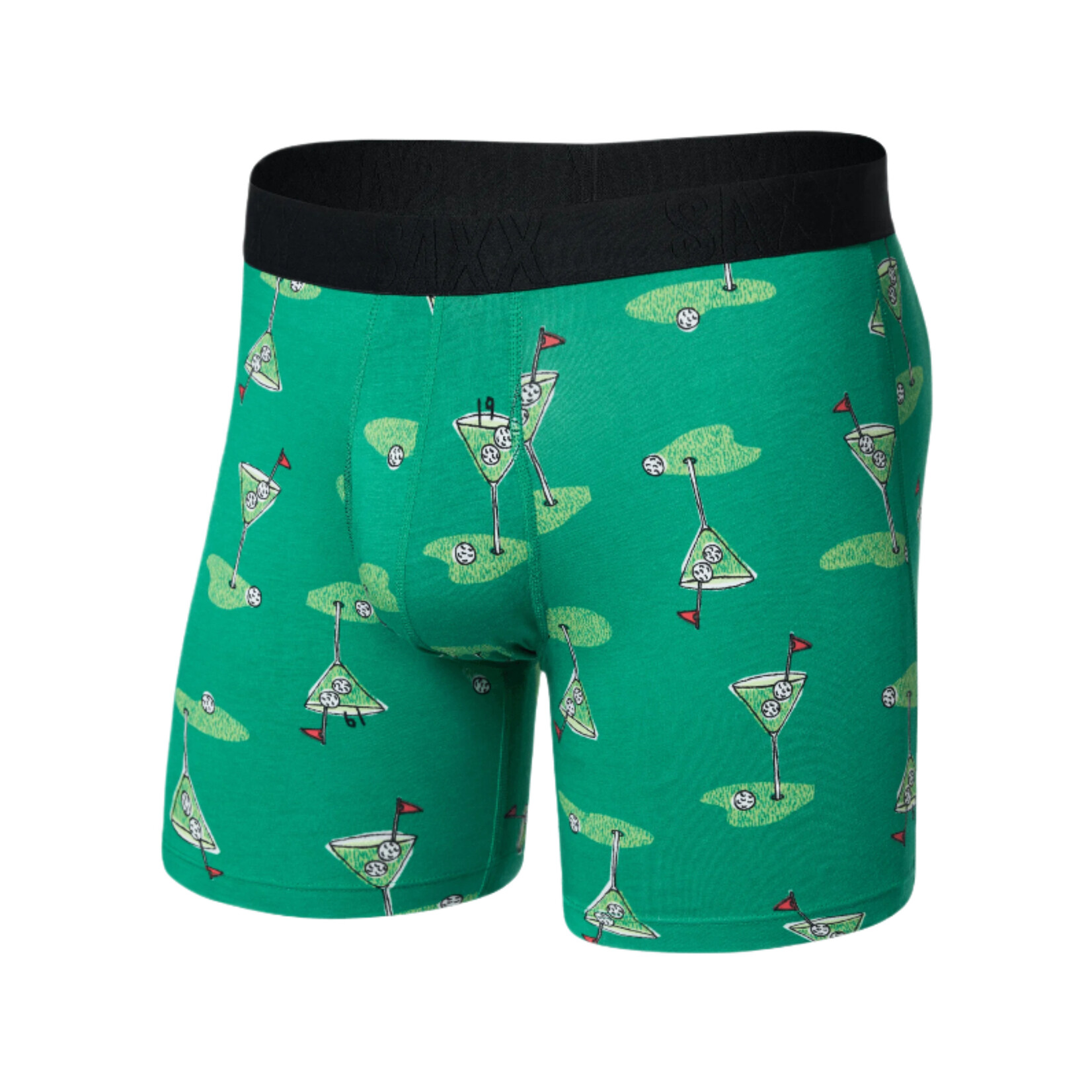 Saxx DropTemp Cooling Cotton Boxer Brief with Fly
