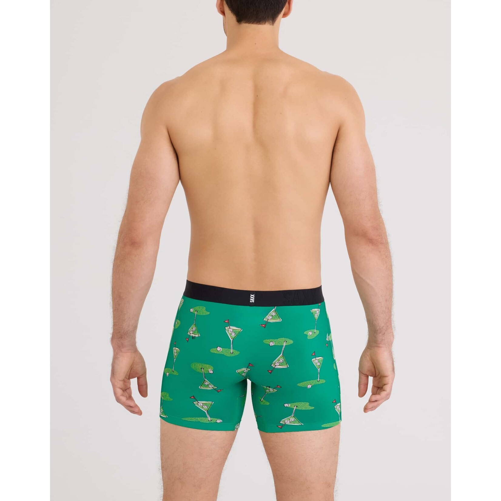 Saxx DropTemp Cooling Cotton Boxer Brief with Fly