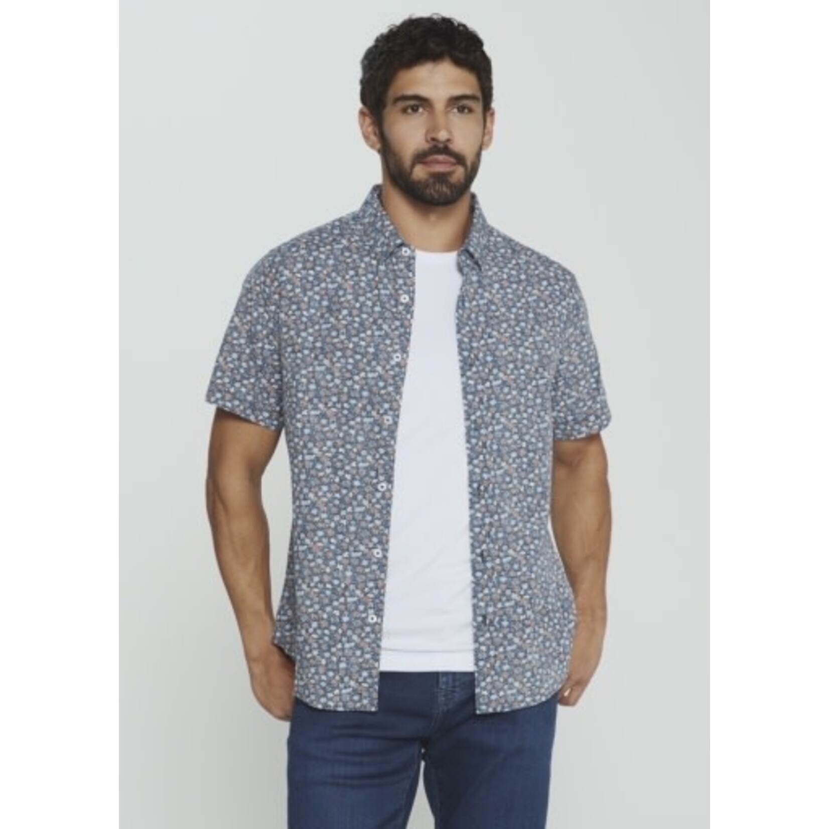 7 Diamonds Mulberry Short Sleeve Shirt