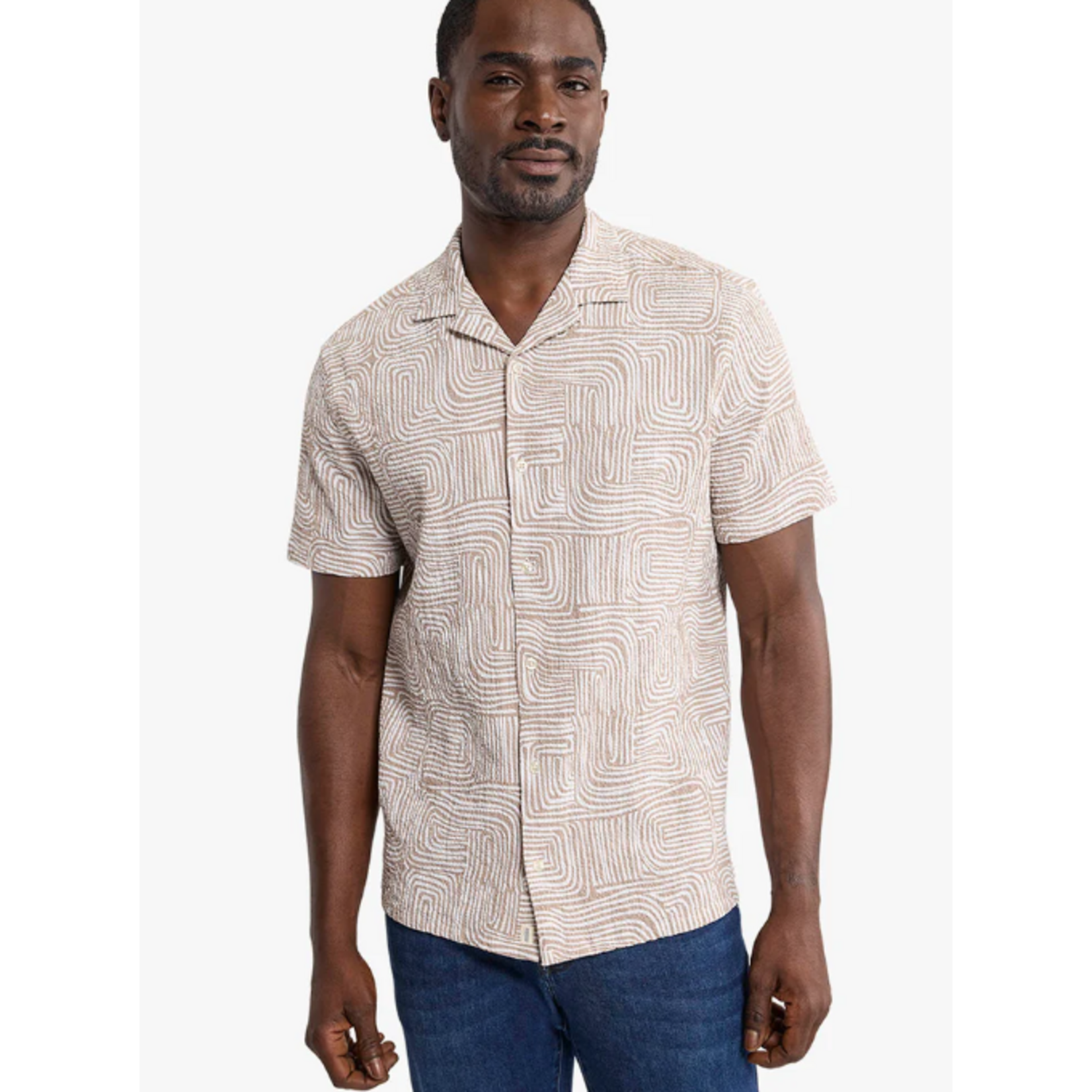 Fair Harbor Castaway Textured Camp Shirt