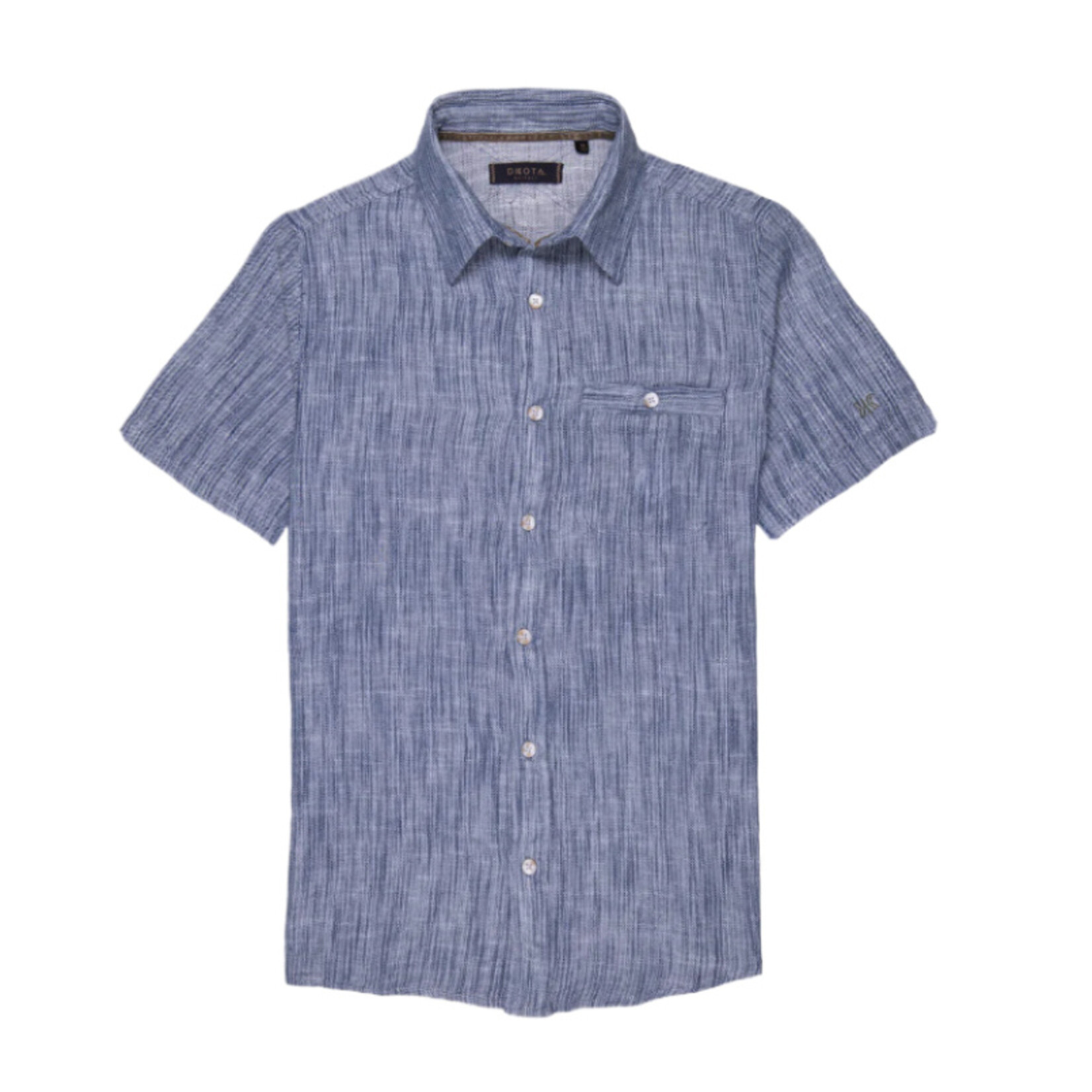 DKota Grizzly Riggs Textured Woven Short Sleeve Shirt