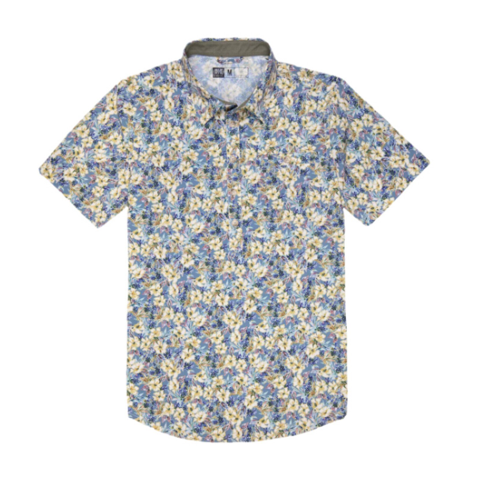 DKota Grizzly Shep Printed Poly Span Polo Shirt