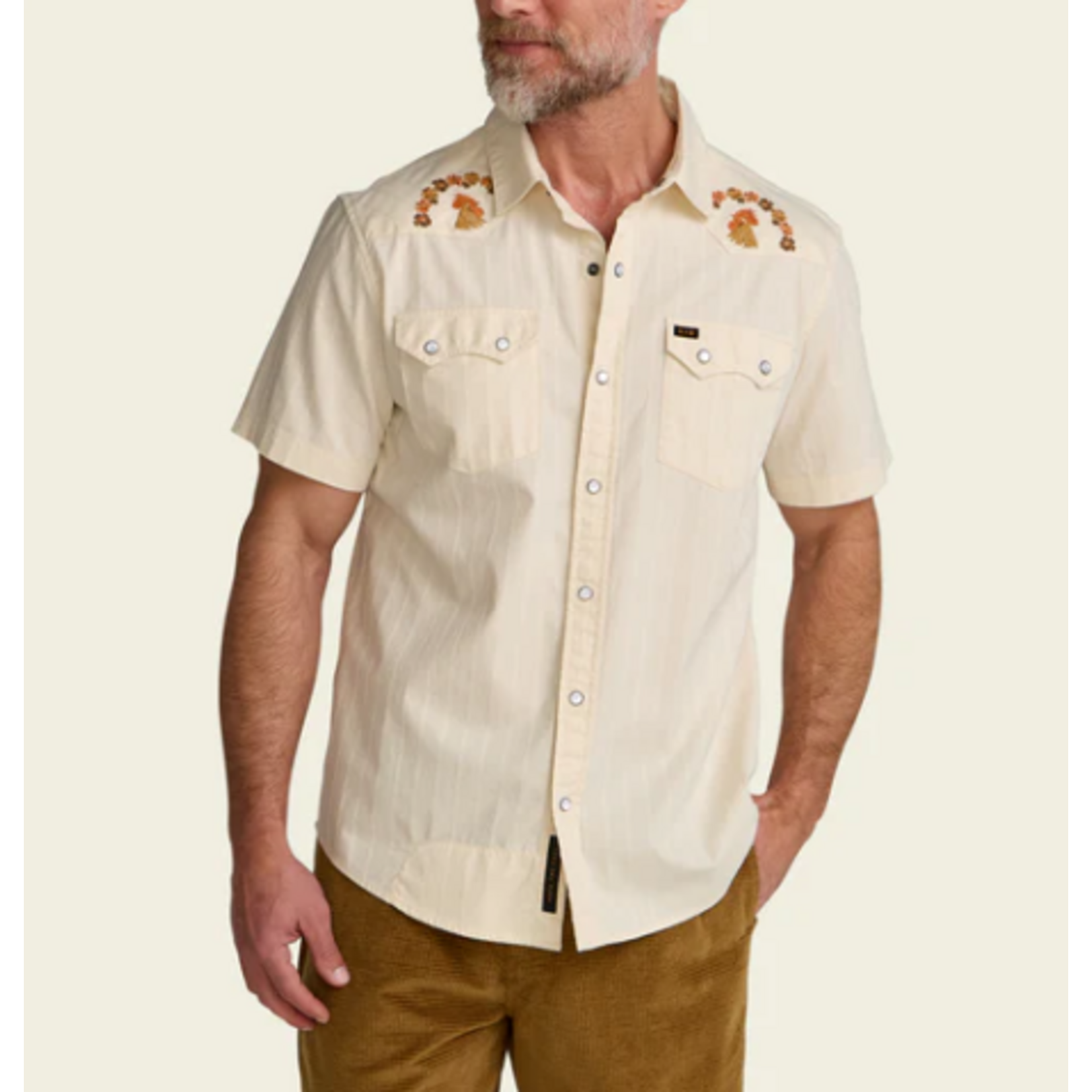 Howler Brothers Crosscut Deluxe Short Sleeve Snapshirt