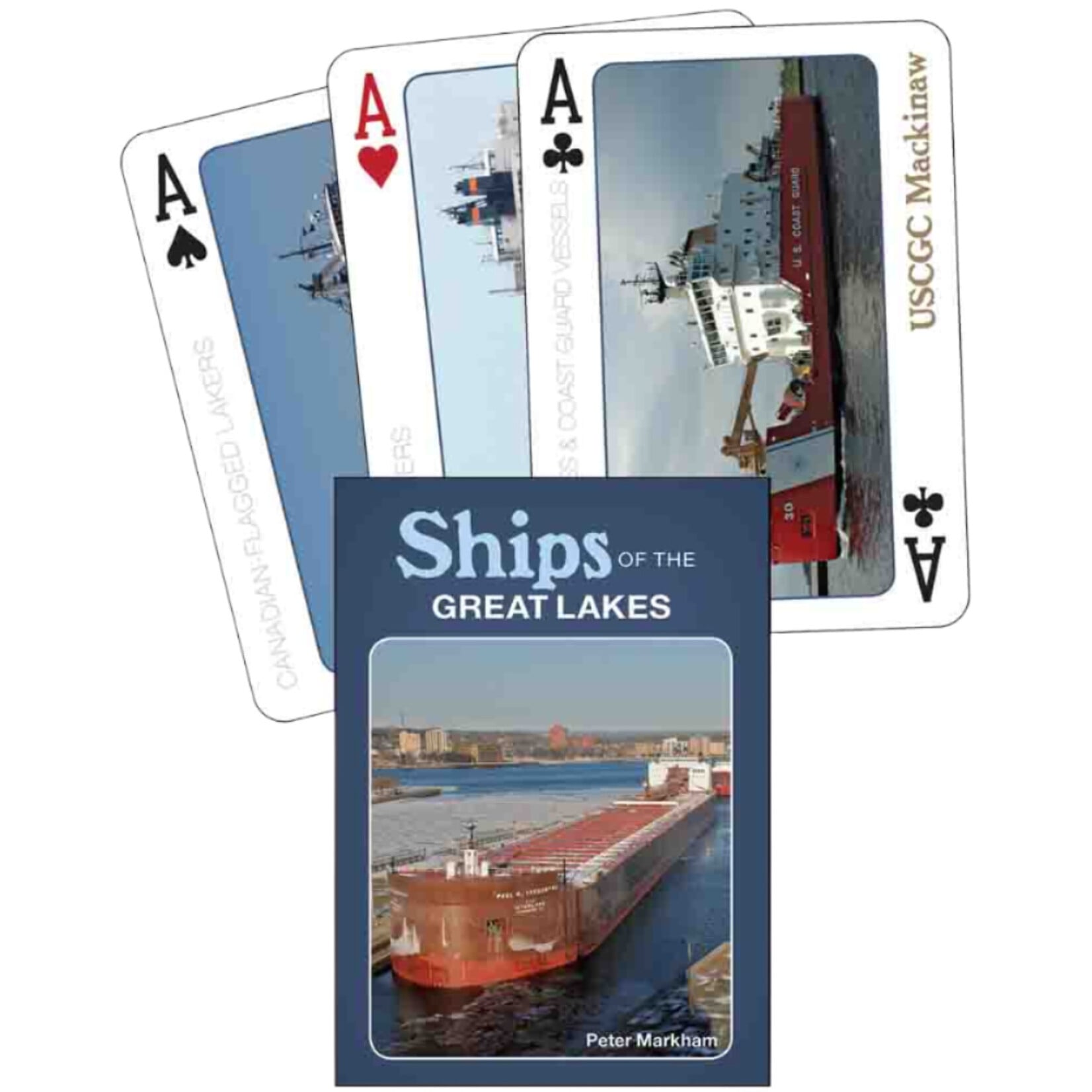 AdventureKEEN Ships of the Great Lakes Playing Cards