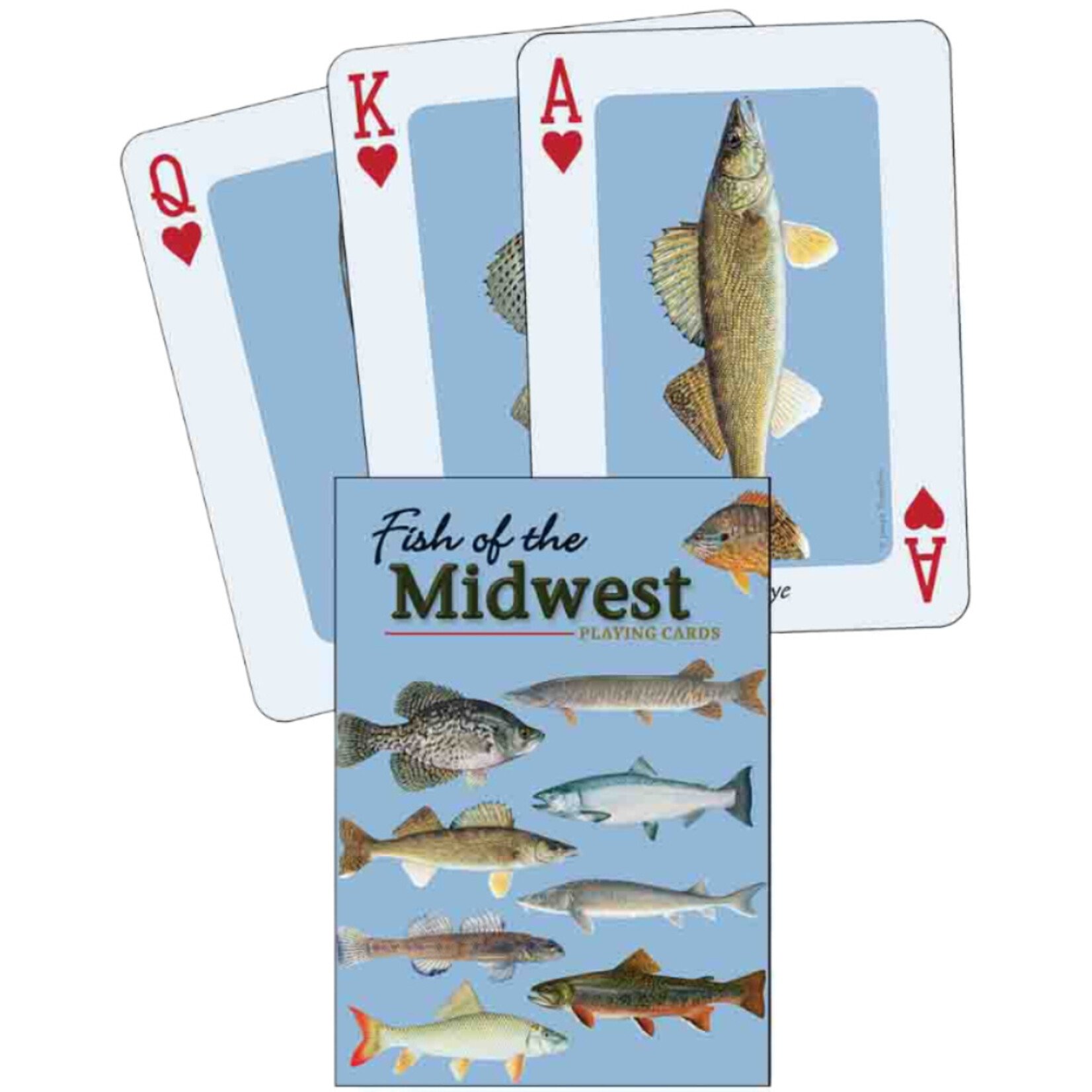 AdventureKEEN Fish of the Midwest Playing Cards