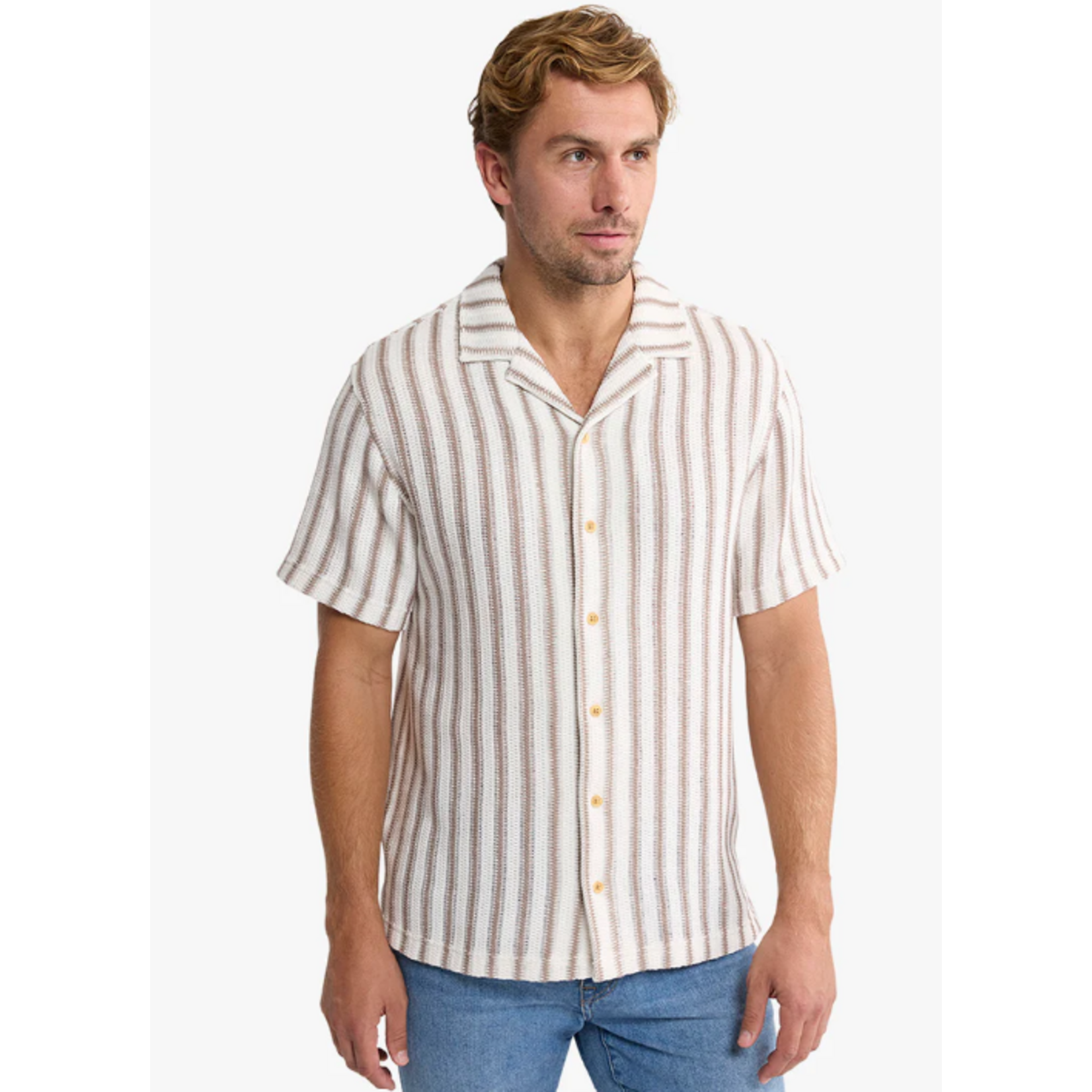 Fair Harbor Waveloom Crochet Shirt