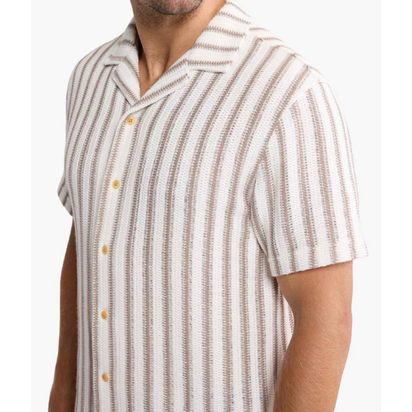 Fair Harbor Waveloom Crochet Shirt