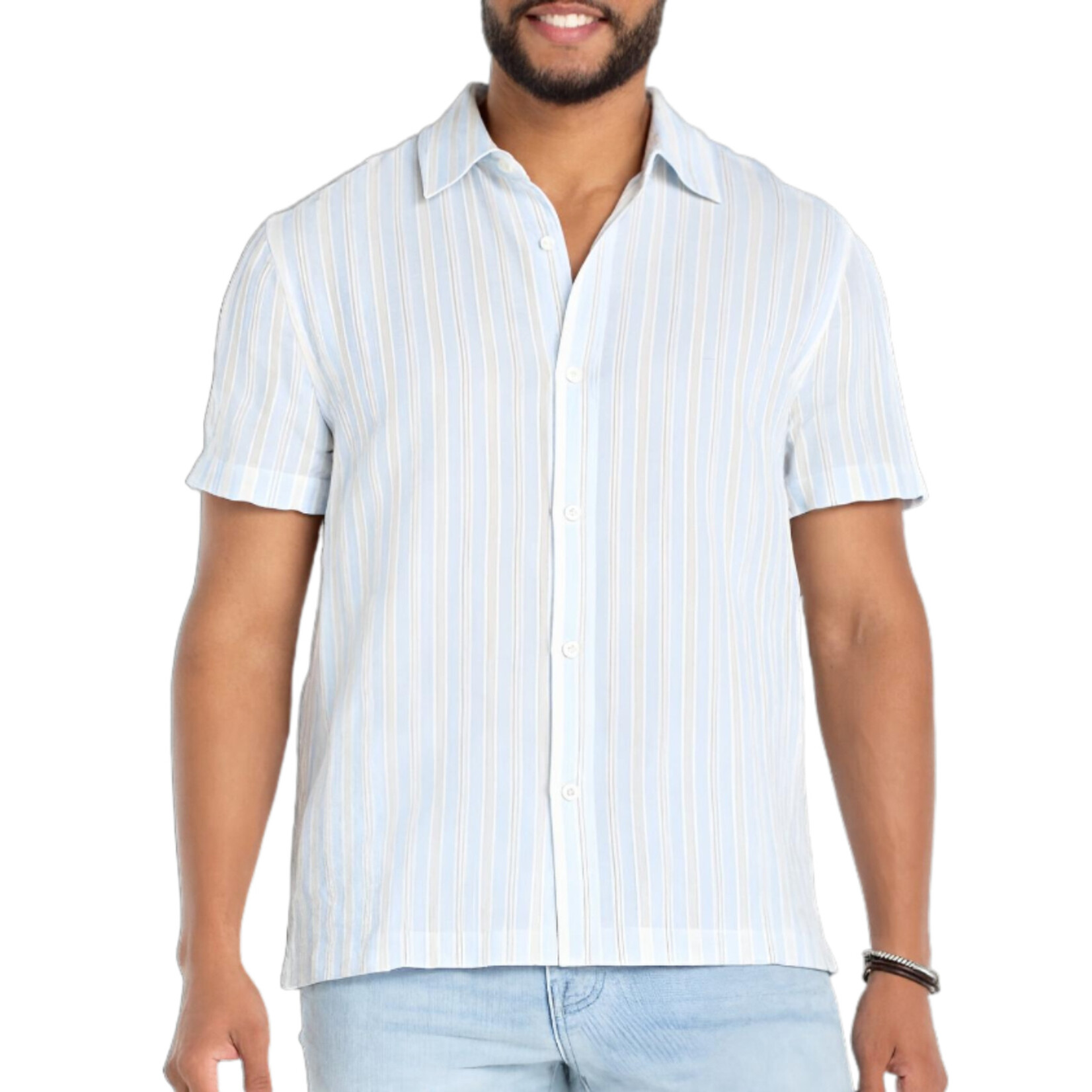Liverpool Los Angeles Short Sleeve Button Up Shirt