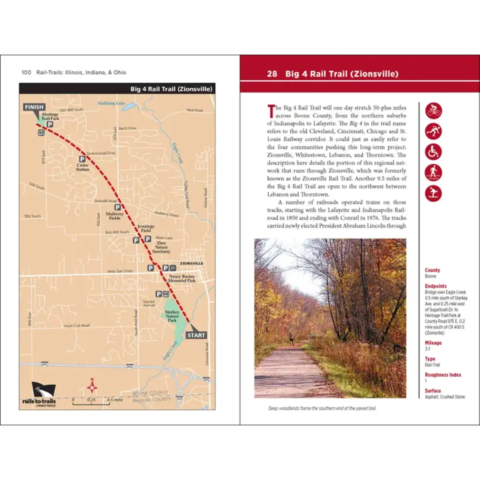 AdventureKEEN Rail-Trails Illinois, Indiana, and Ohio