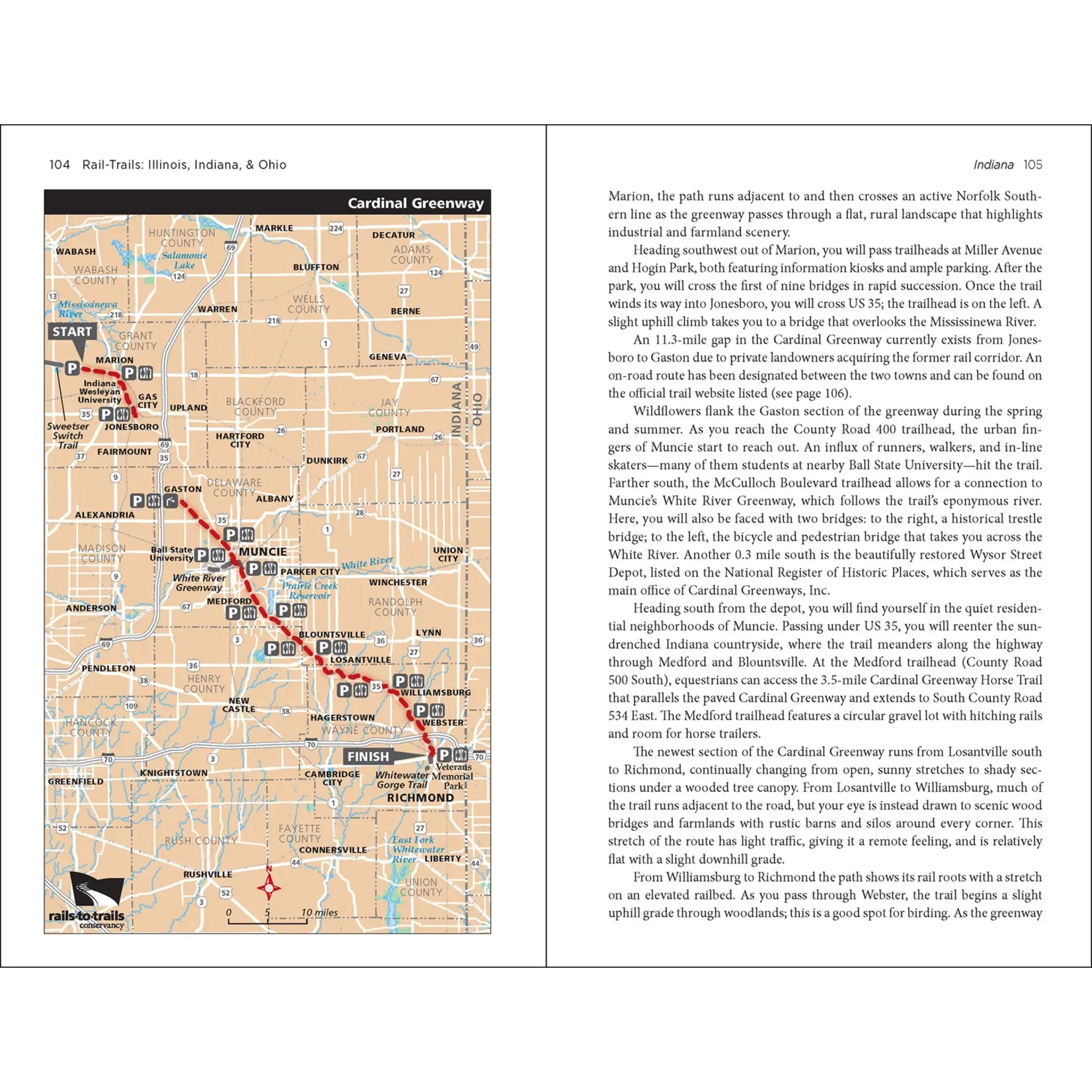 AdventureKEEN Rail-Trails Illinois, Indiana, and Ohio