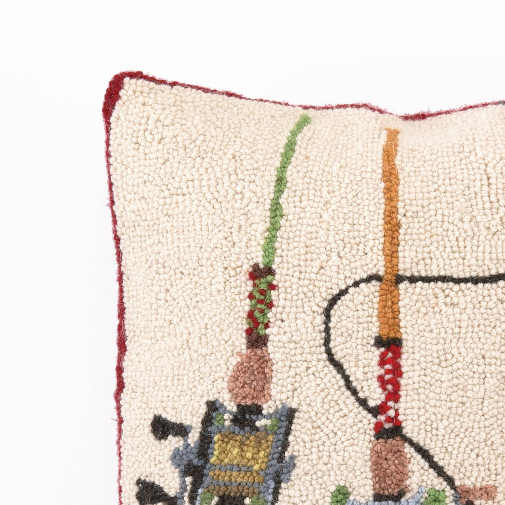 Peking Handicraft Fishing Rods Hook Pillow