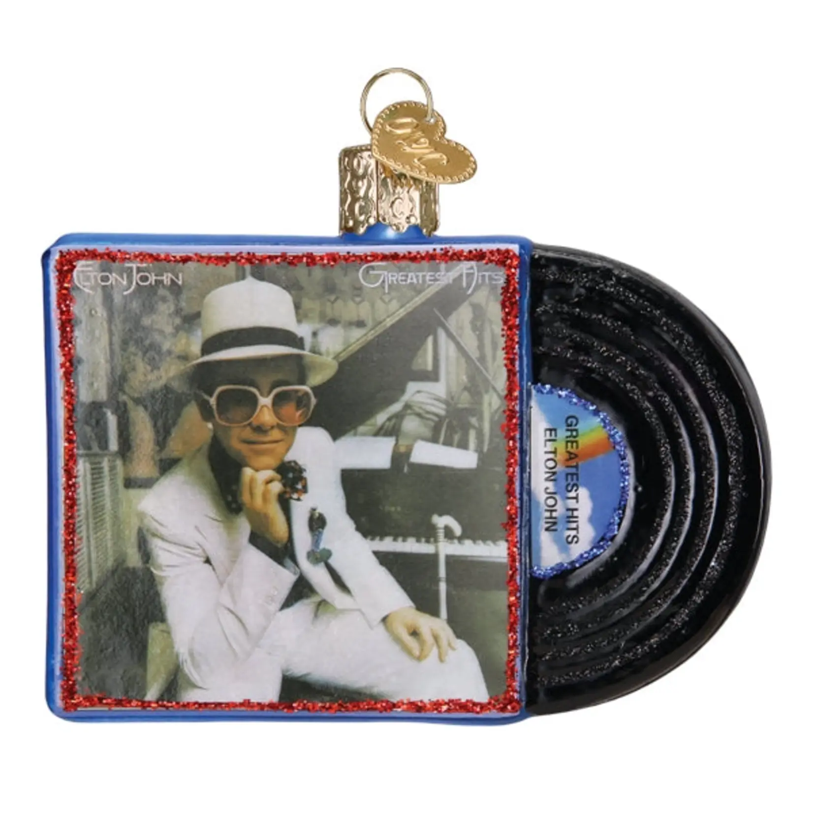 Old World Christmas Album Cover Ornament