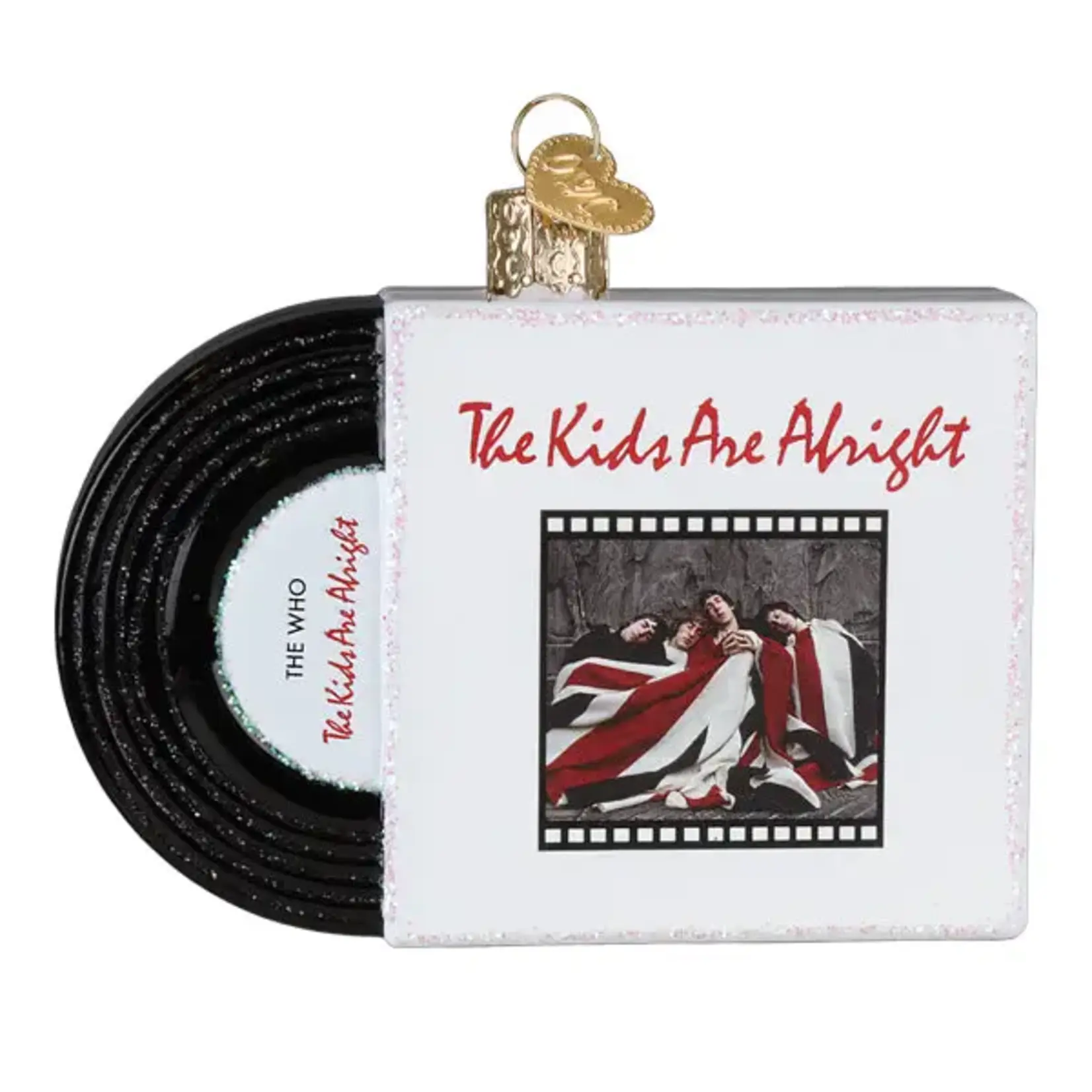 Old World Christmas Album Cover Ornament