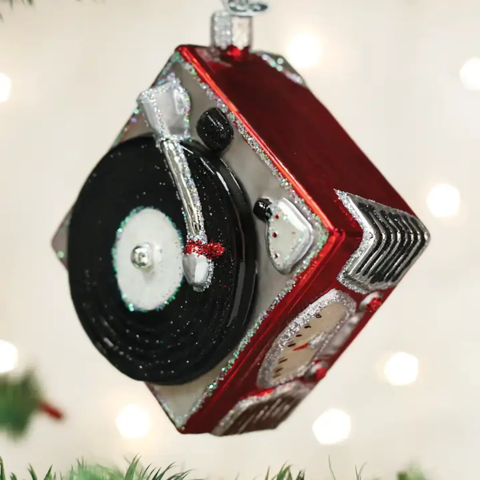 Old World Christmas Record Player Ornament