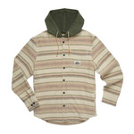 Howler Brothers Salvo Hooded Blanket Flannel Shirt