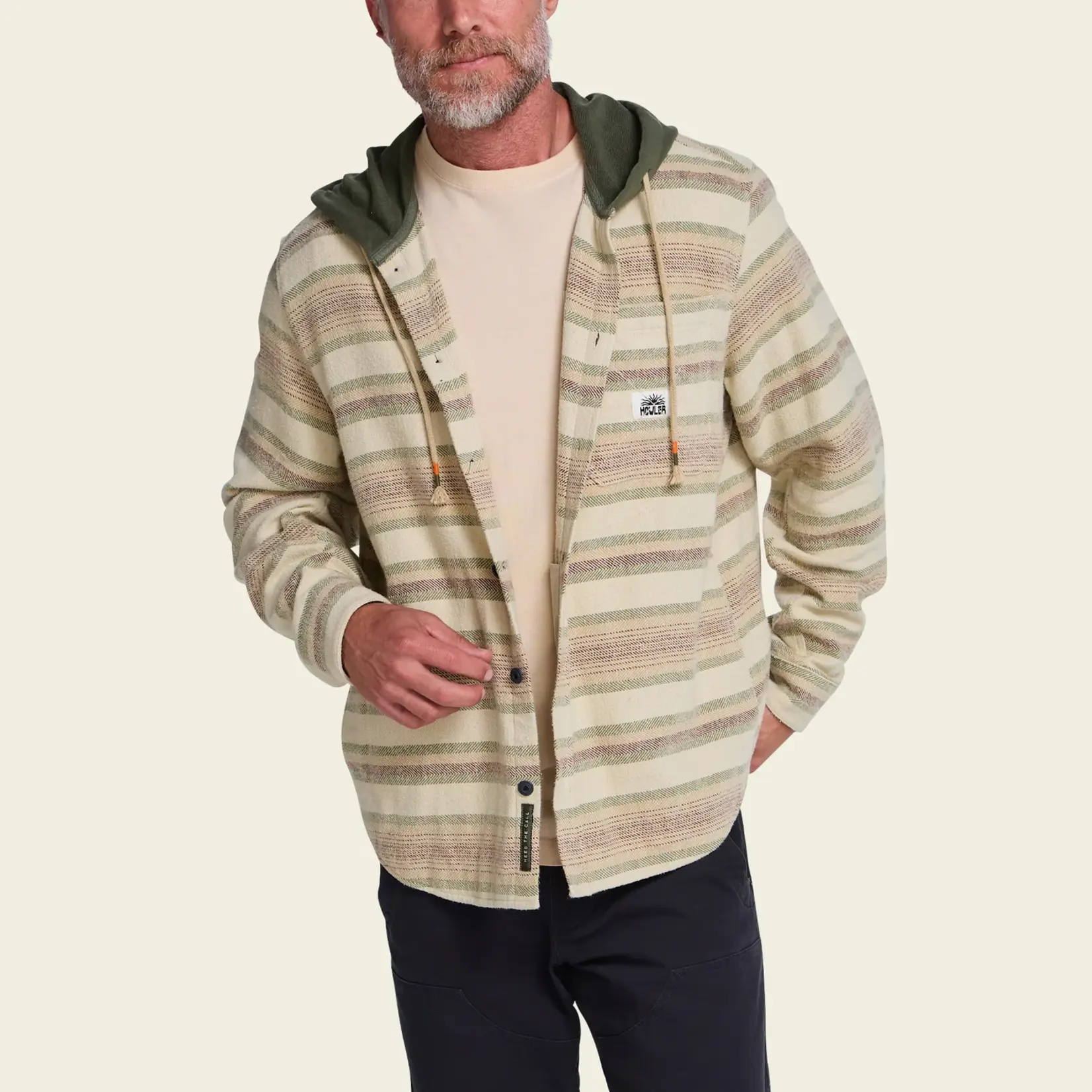 Howler Brothers Salvo Hooded Blanket Flannel Shirt