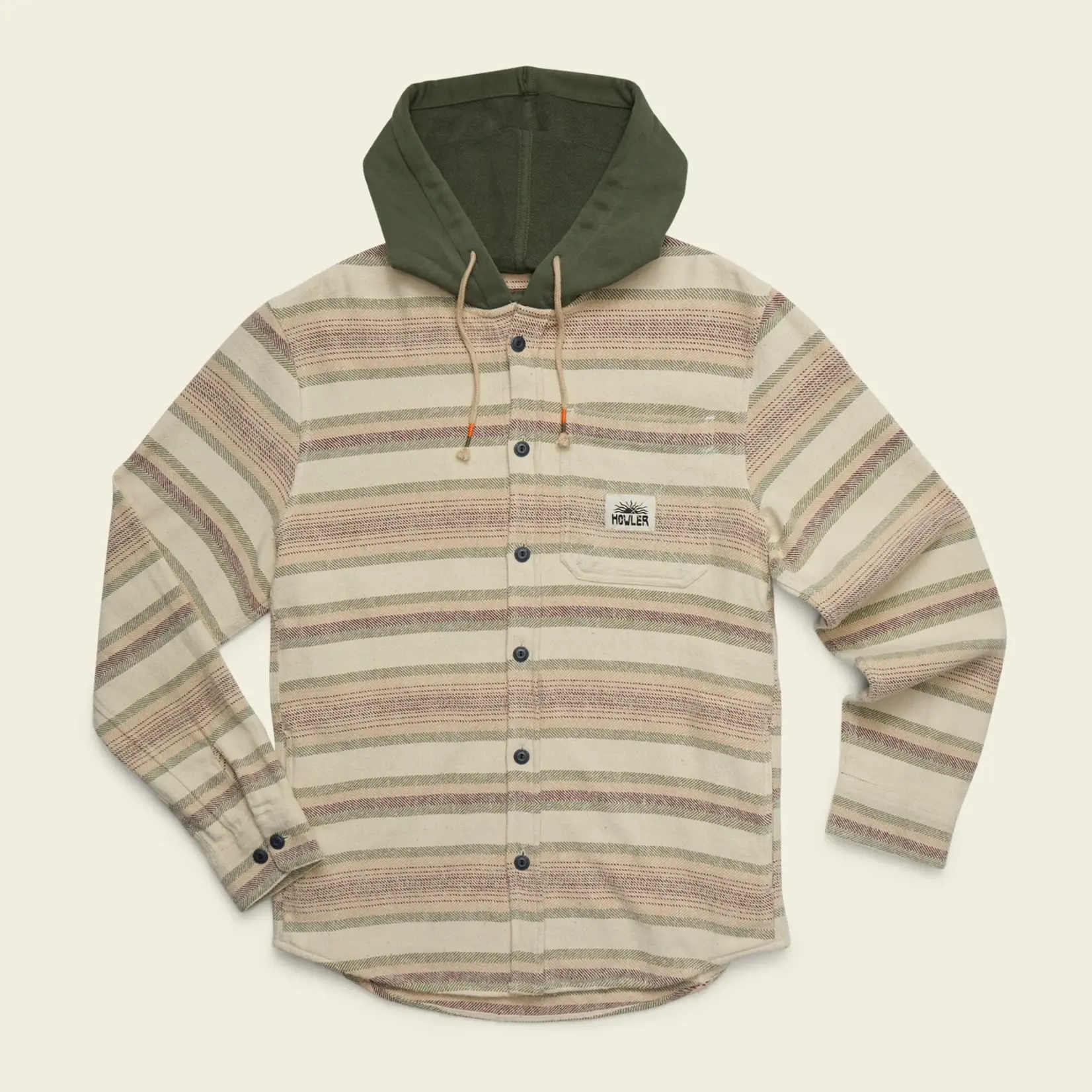Howler Brothers Salvo Hooded Blanket Flannel Shirt