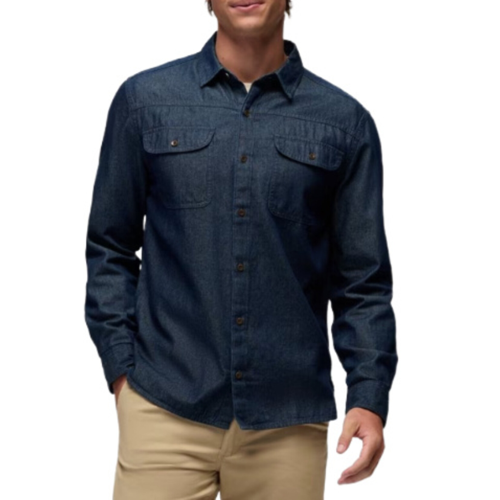 Prana Meares Denim Long Sleeve Shirt