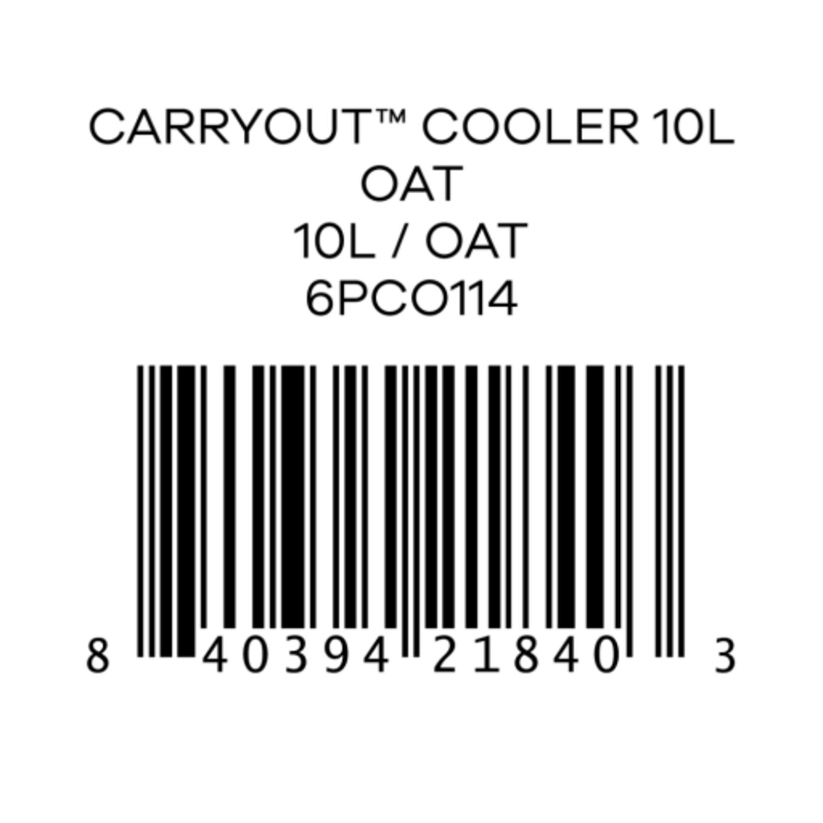 Carryout Cooler, 10L