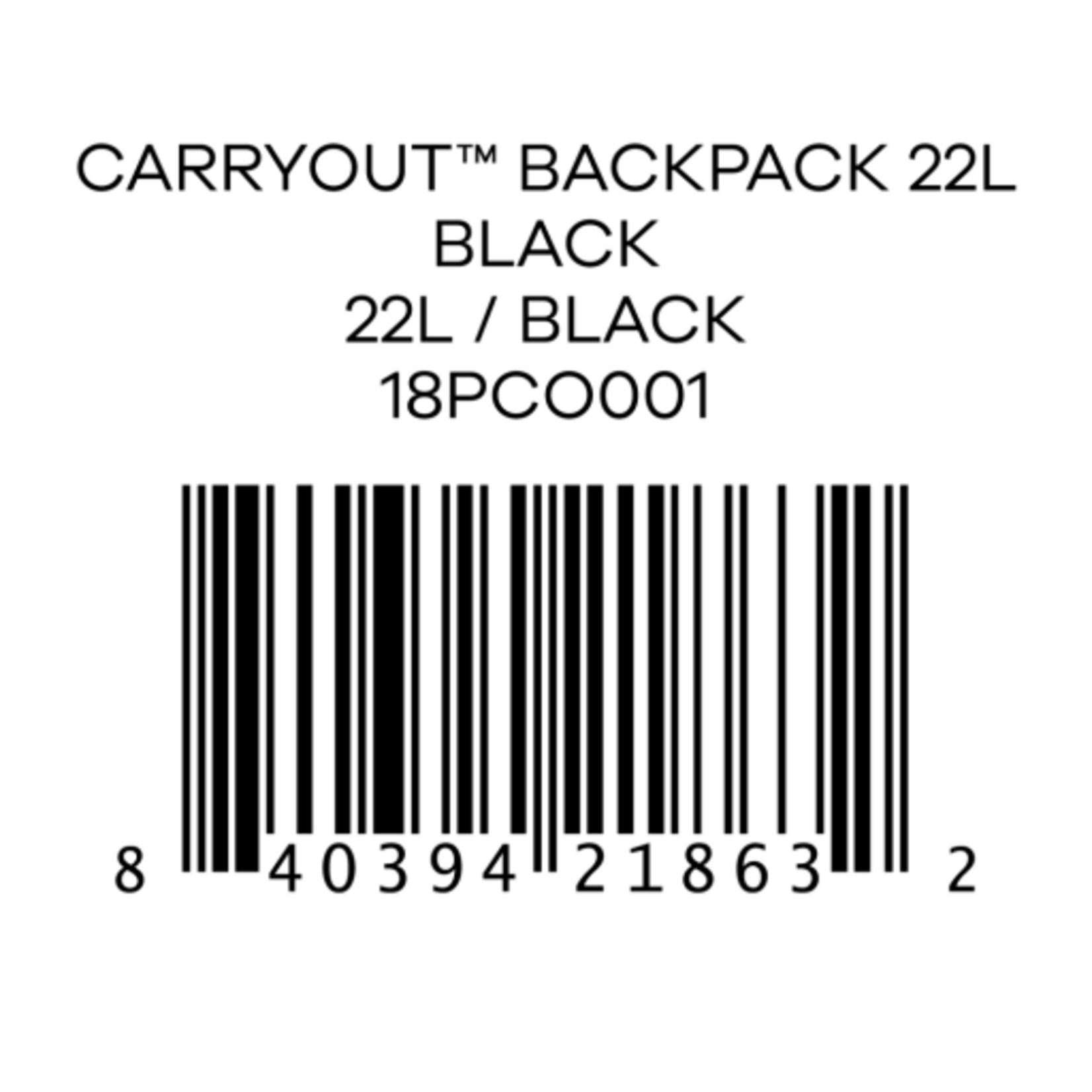 Carryout Backpack Cooler, 22L