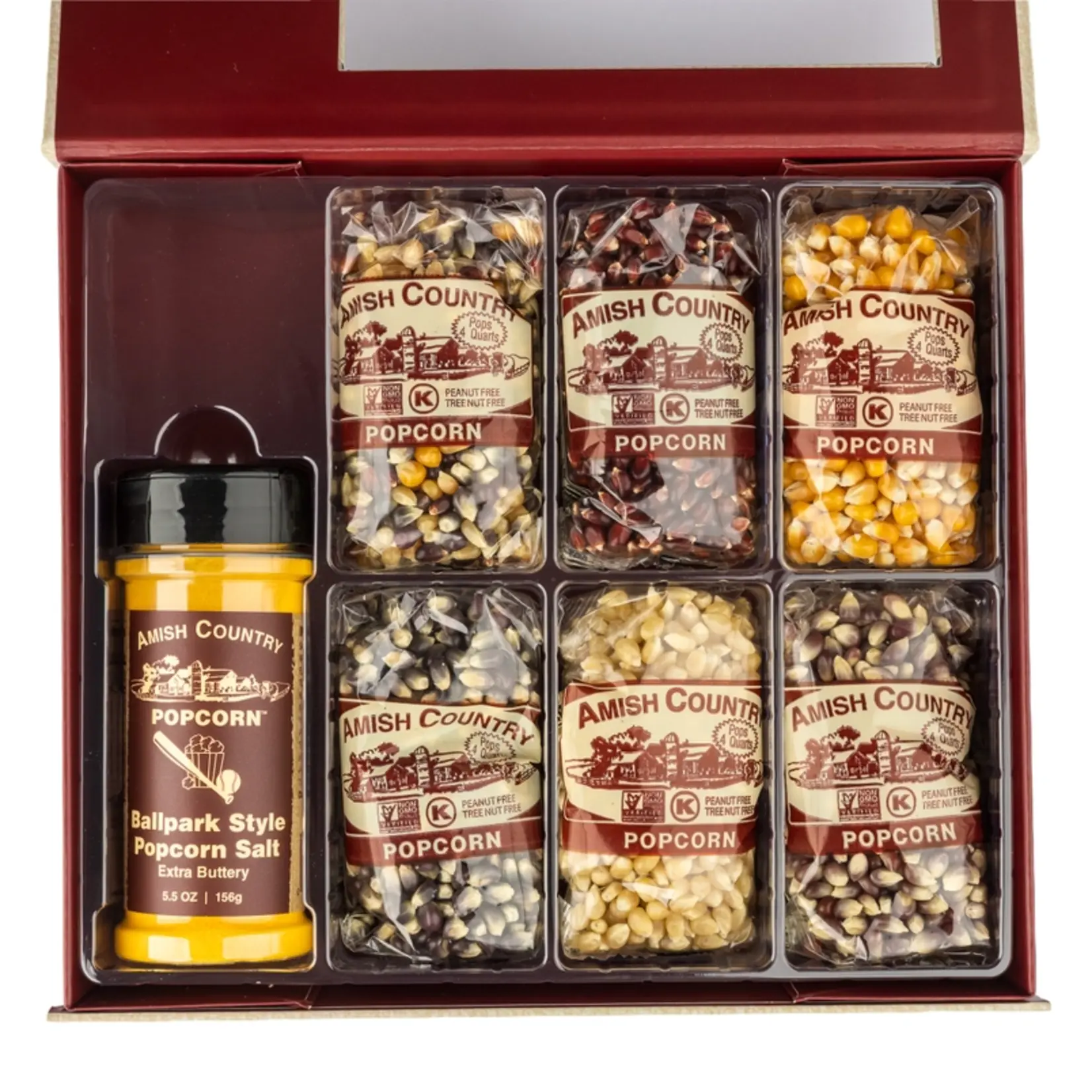 Popcorn Variety Gift Box with 5.5 oz Buttersalt