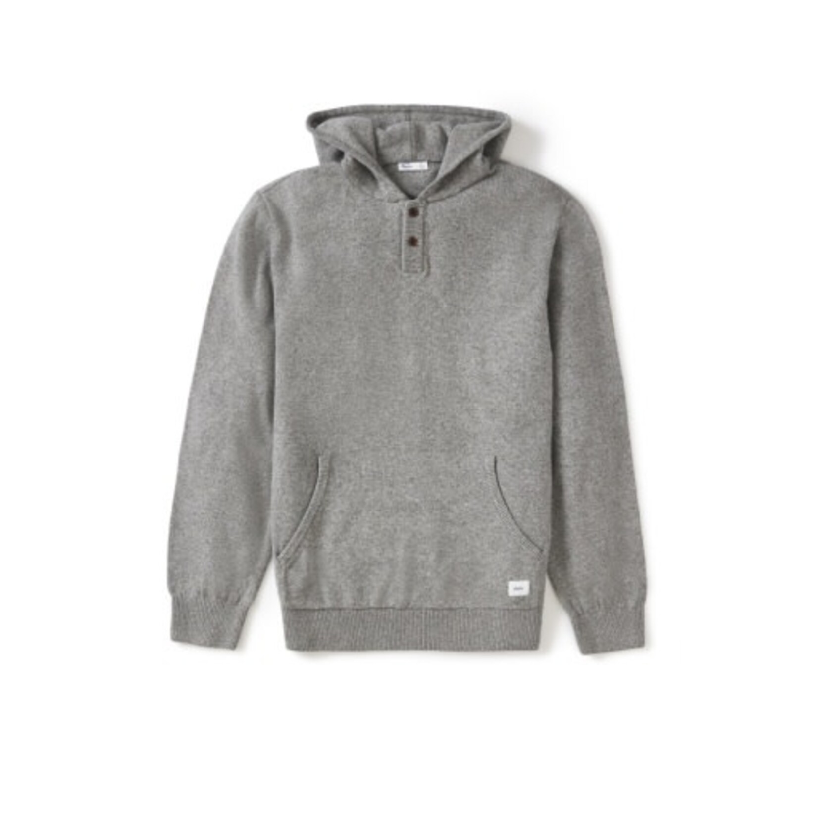 KATIN HAYES HOODED HENLEY SWEATER