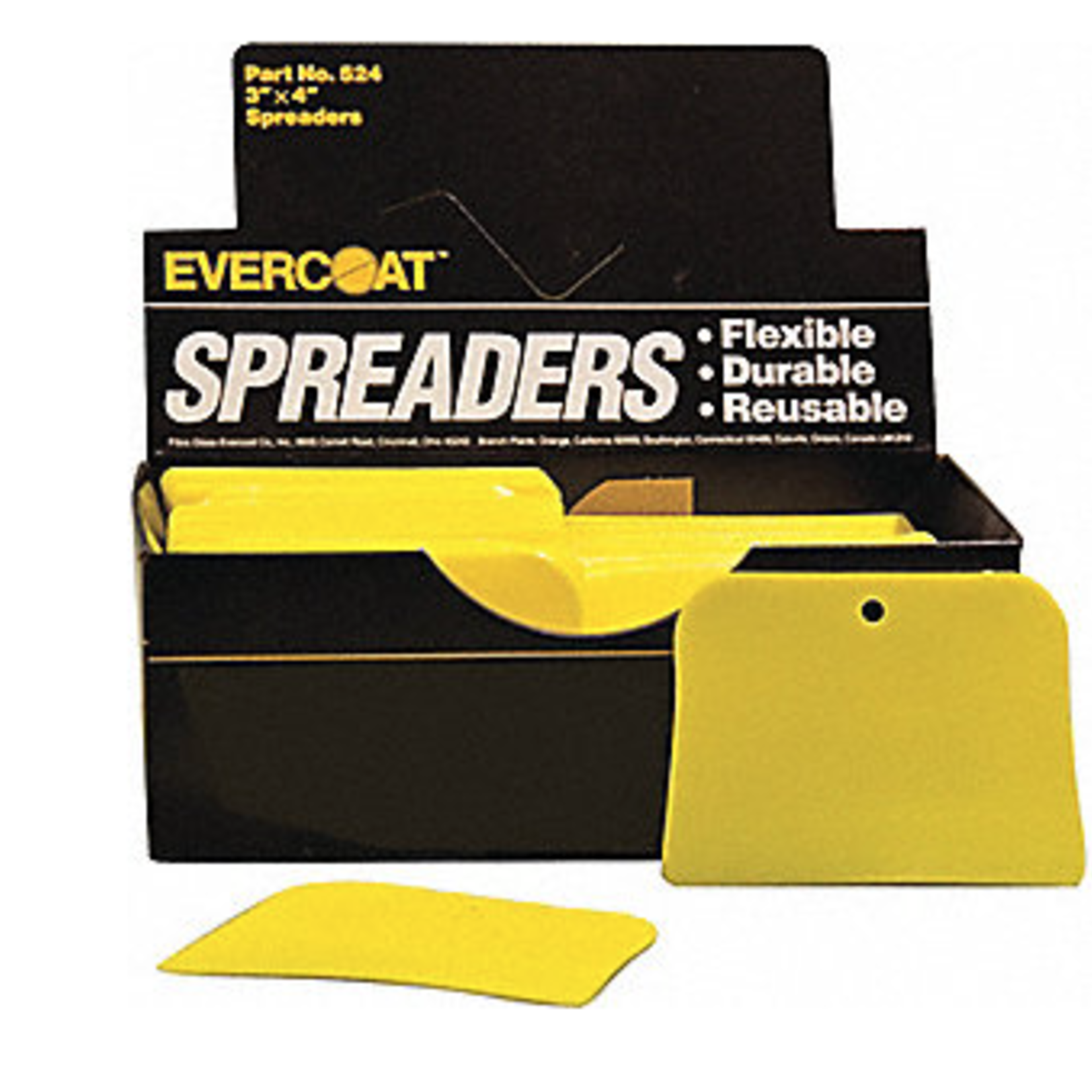 EVERCOAT Evercoat Plastic Spreaders 3x4