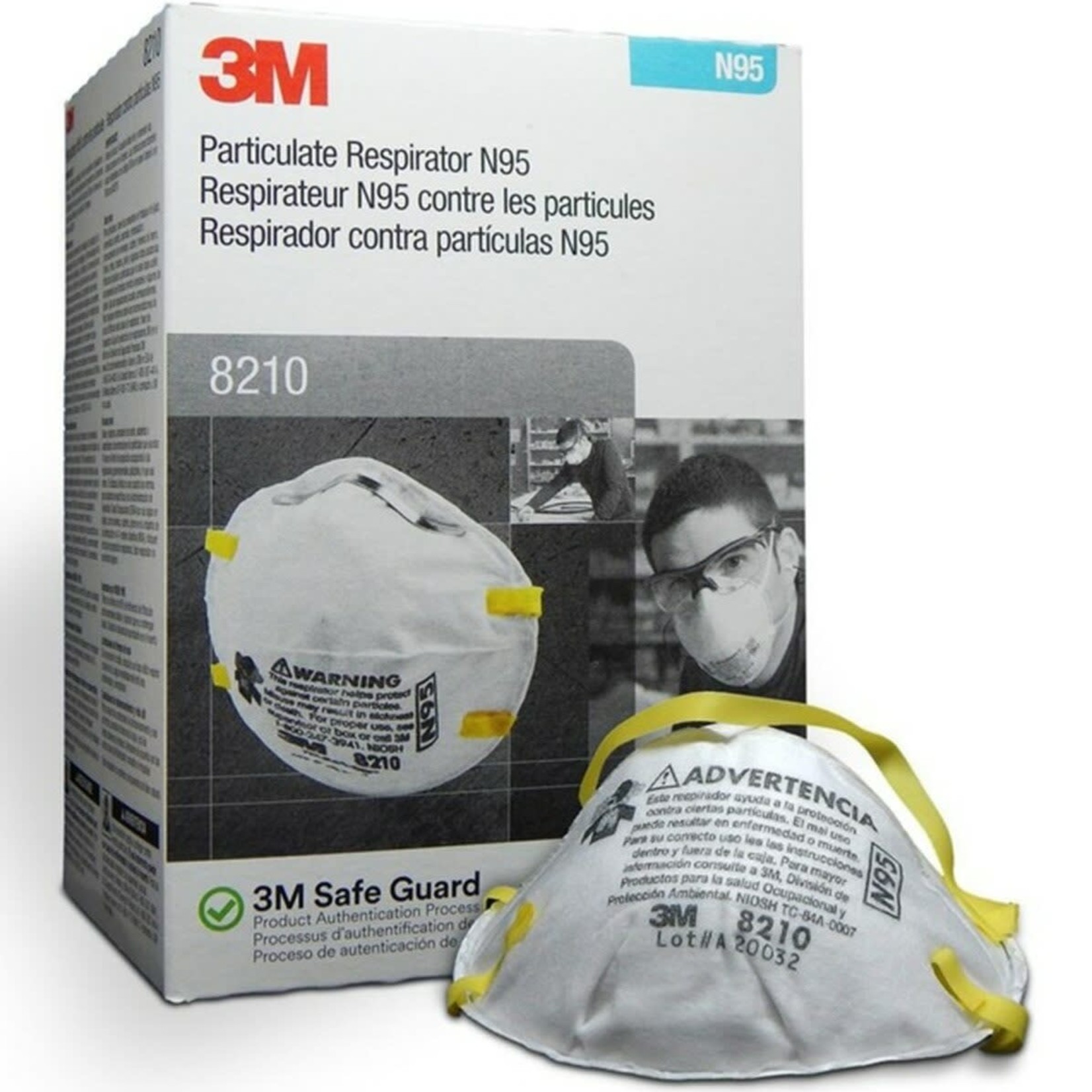 3M 3M N95 Particulate Respirator (10 PER CASE)