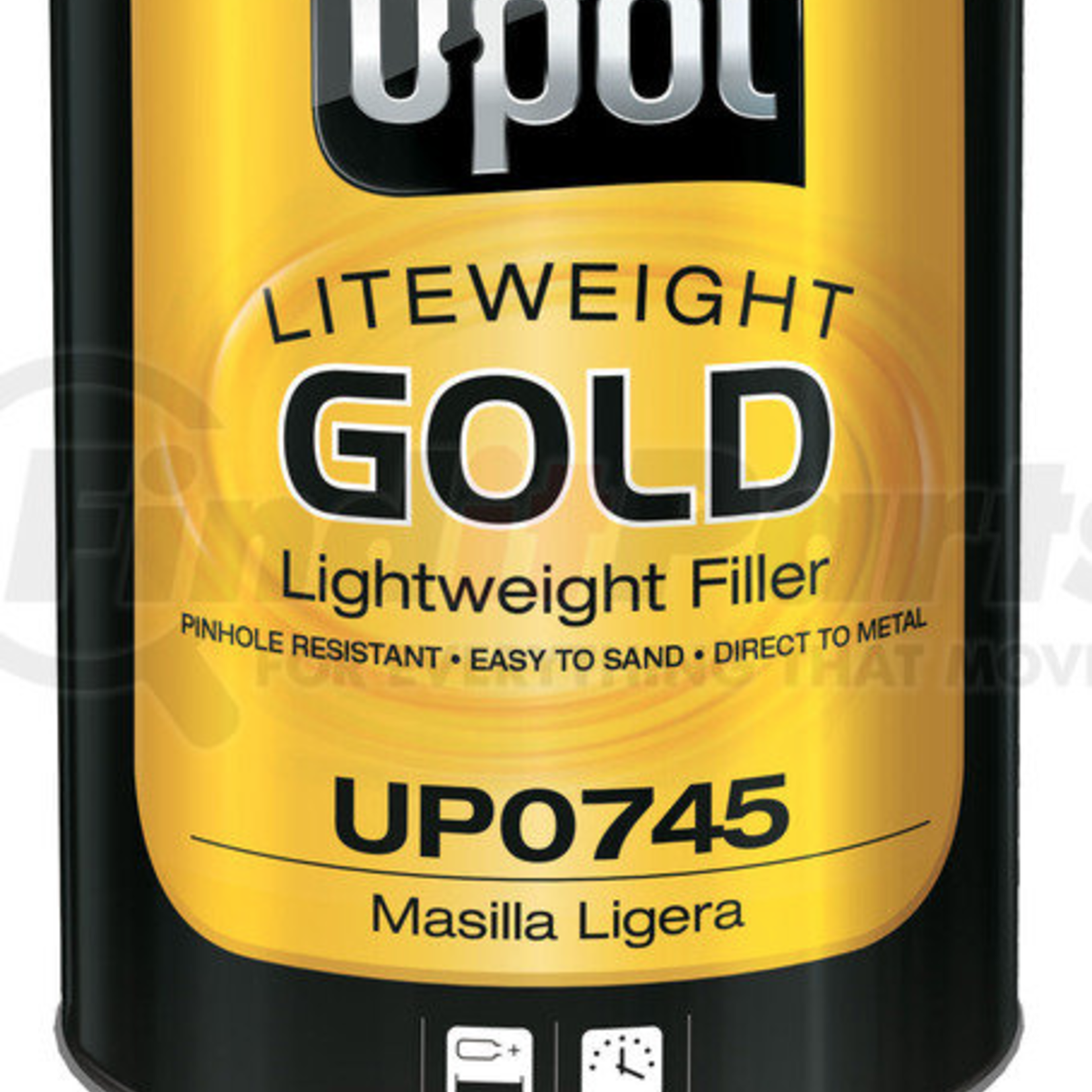 UPOL UPOL Liteweight Gold Lightweight Filler 3L Tin Professional only Case Qty 4