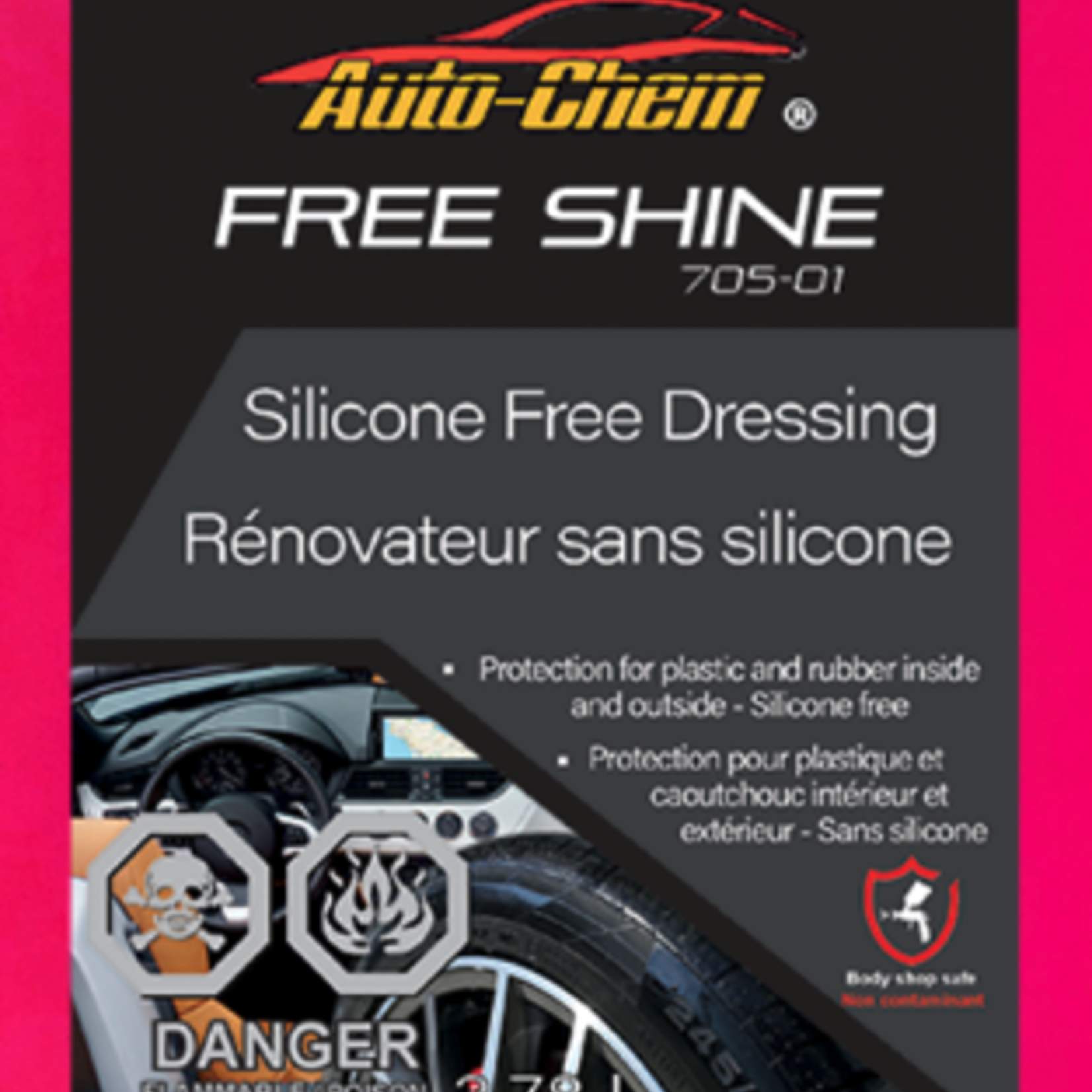AUTO CHEM Auto-Chem FREE SHINE Silicone Free Tire Dressing