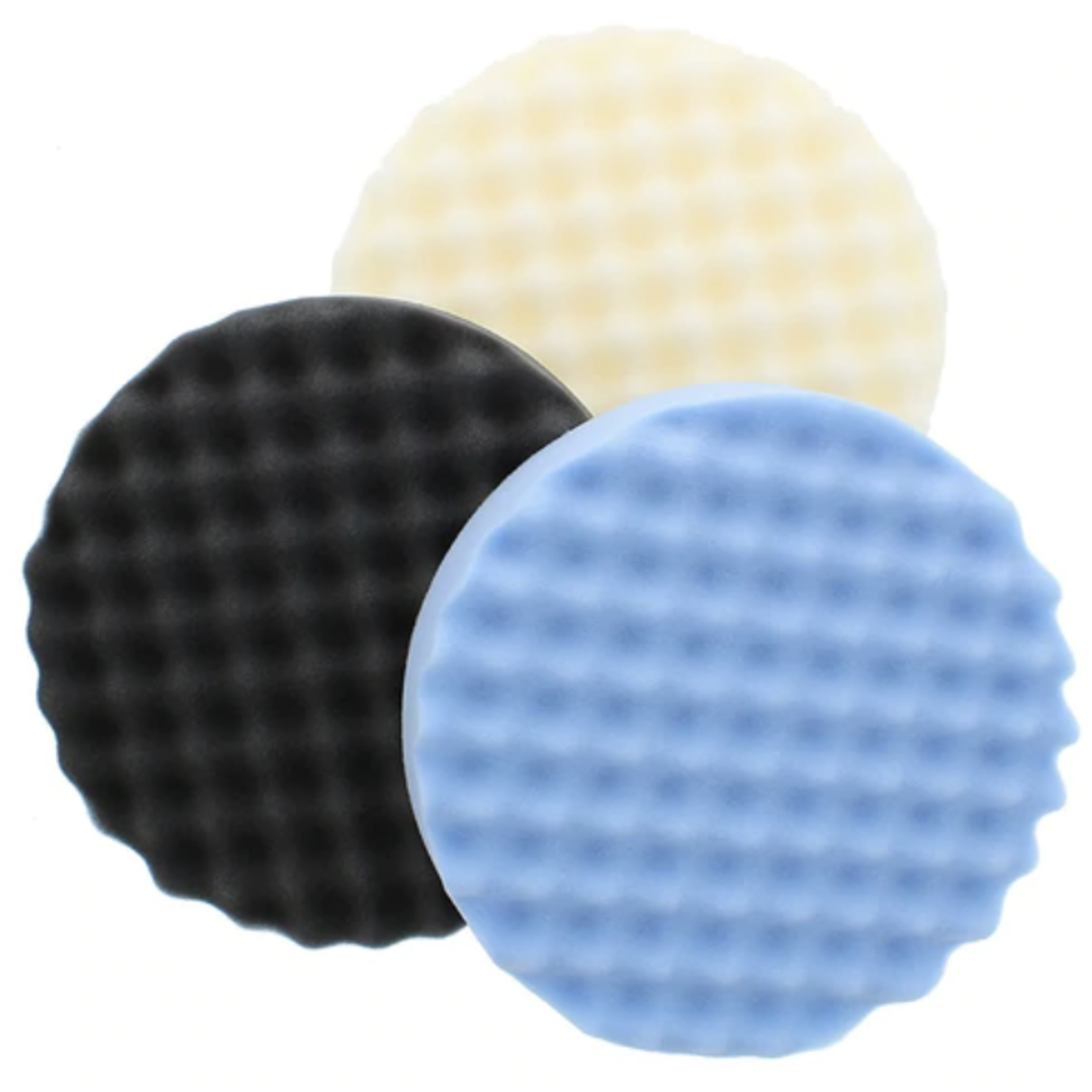 3M™ Foam Ultrafine foam Polishing Pad, 05751, Single Sided, Flat Back, 8 in  (203.2 mm), 2 pads per bag, 12 bags per case
