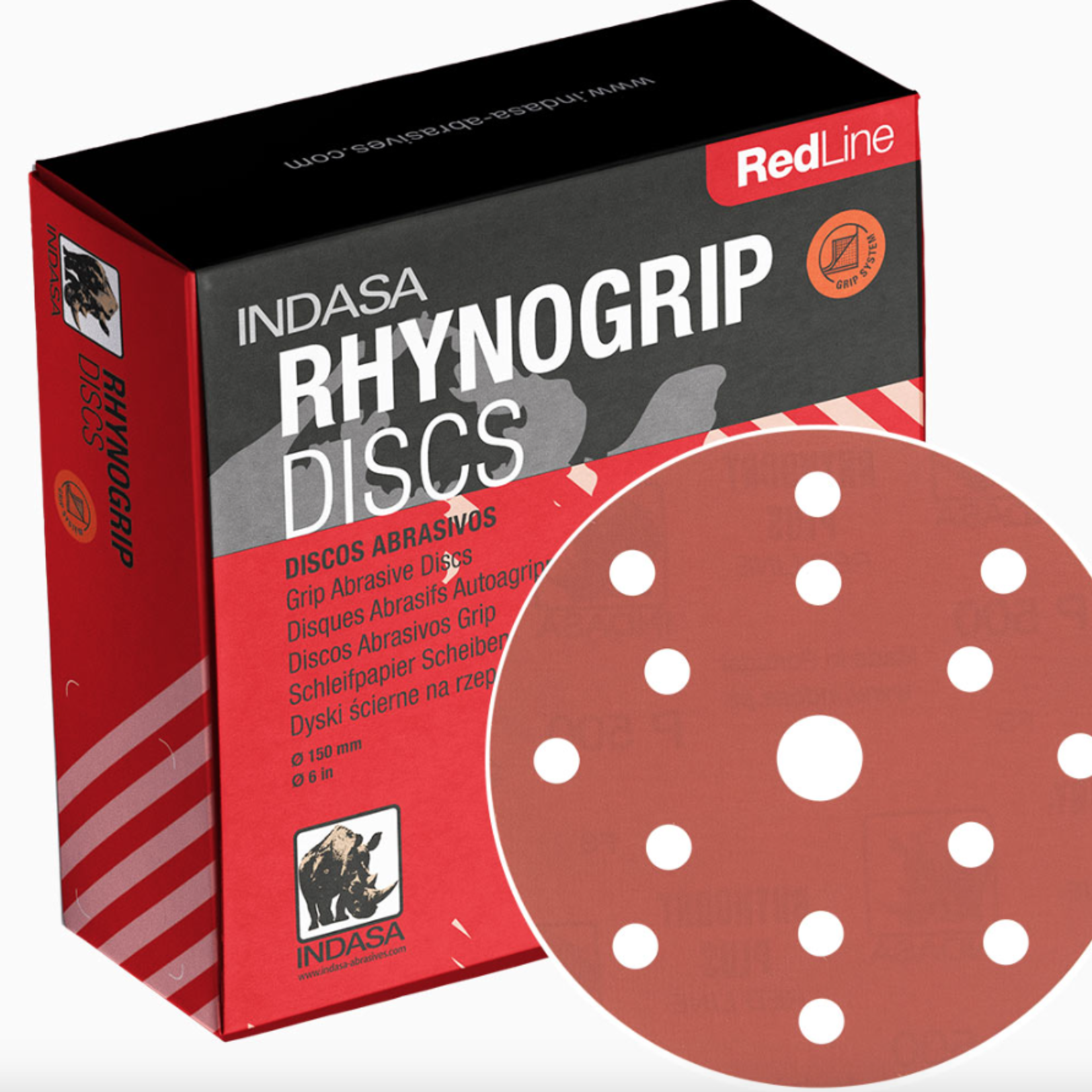 INDASA Rhynogrip Redline 3"