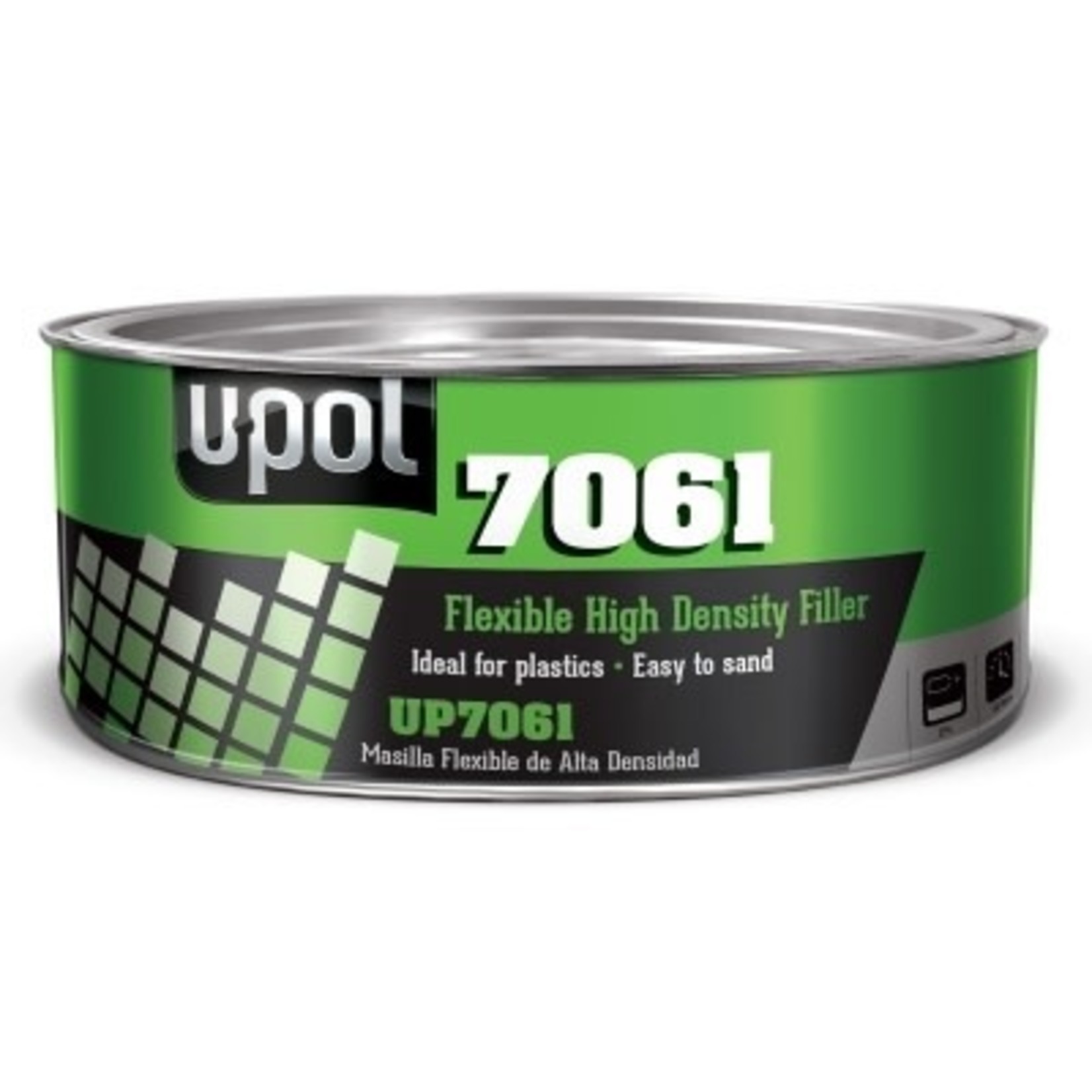 UPOL UPOL 7061 Flexible High Density Filler for Plastics 600ml Tin Professional only Case Qty 6