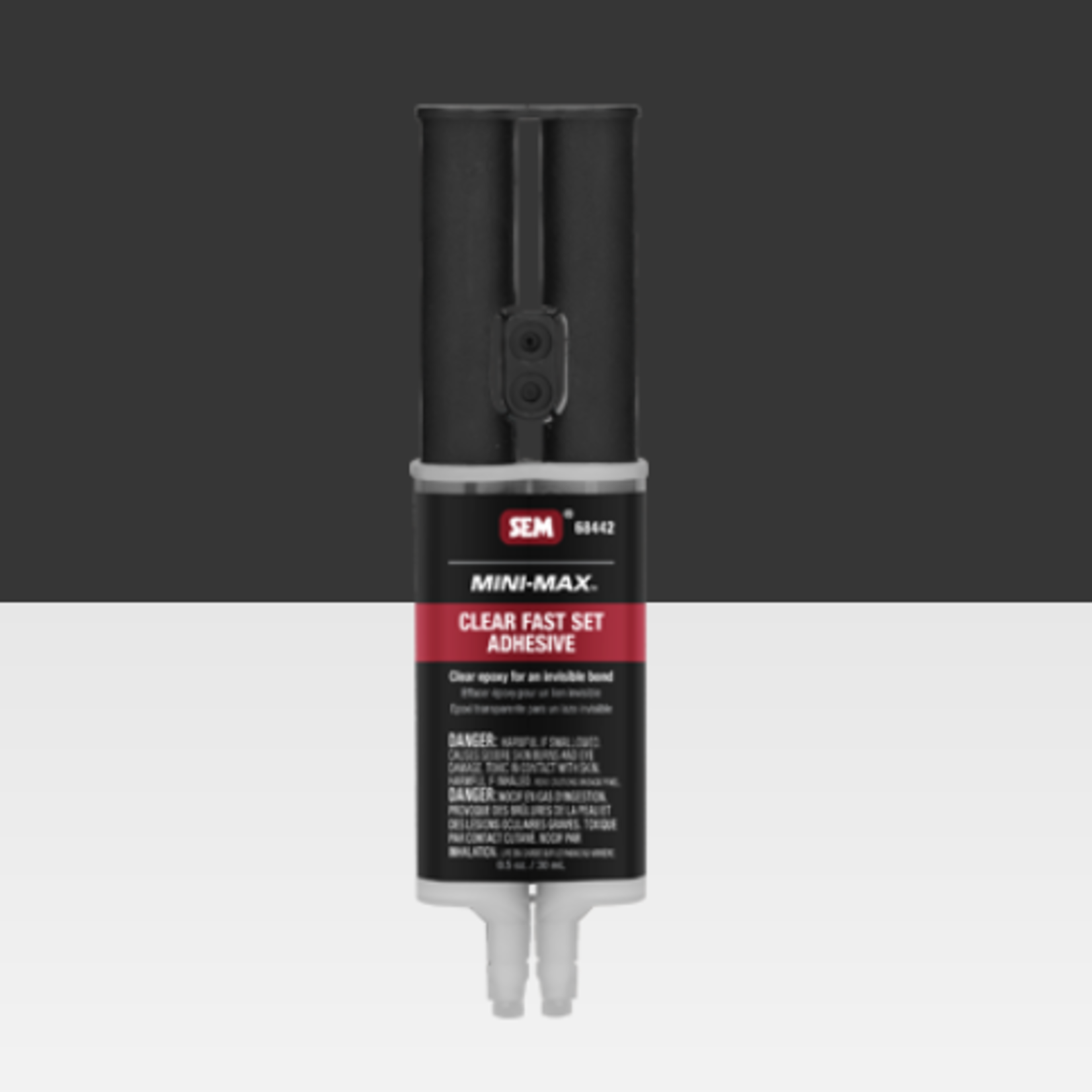 SEM PRODUCTS SEM MINI-MAX™ CLEAR FAST SET ADHESIVE 1 OZ CARTRIDGE