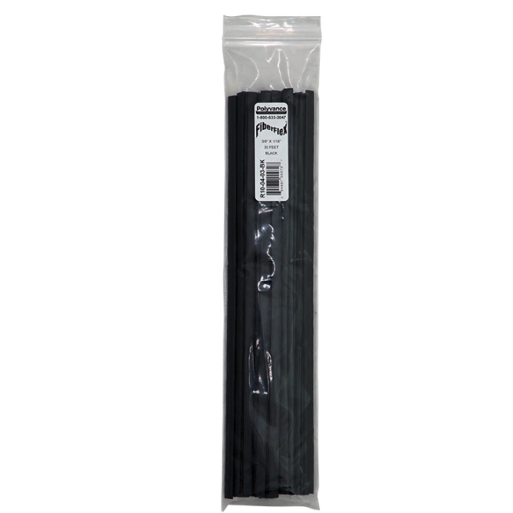 POLYVANCE Uni-Weld FiberFlex Ribbon, 3/8” x 1/16”, 30 ft., Black