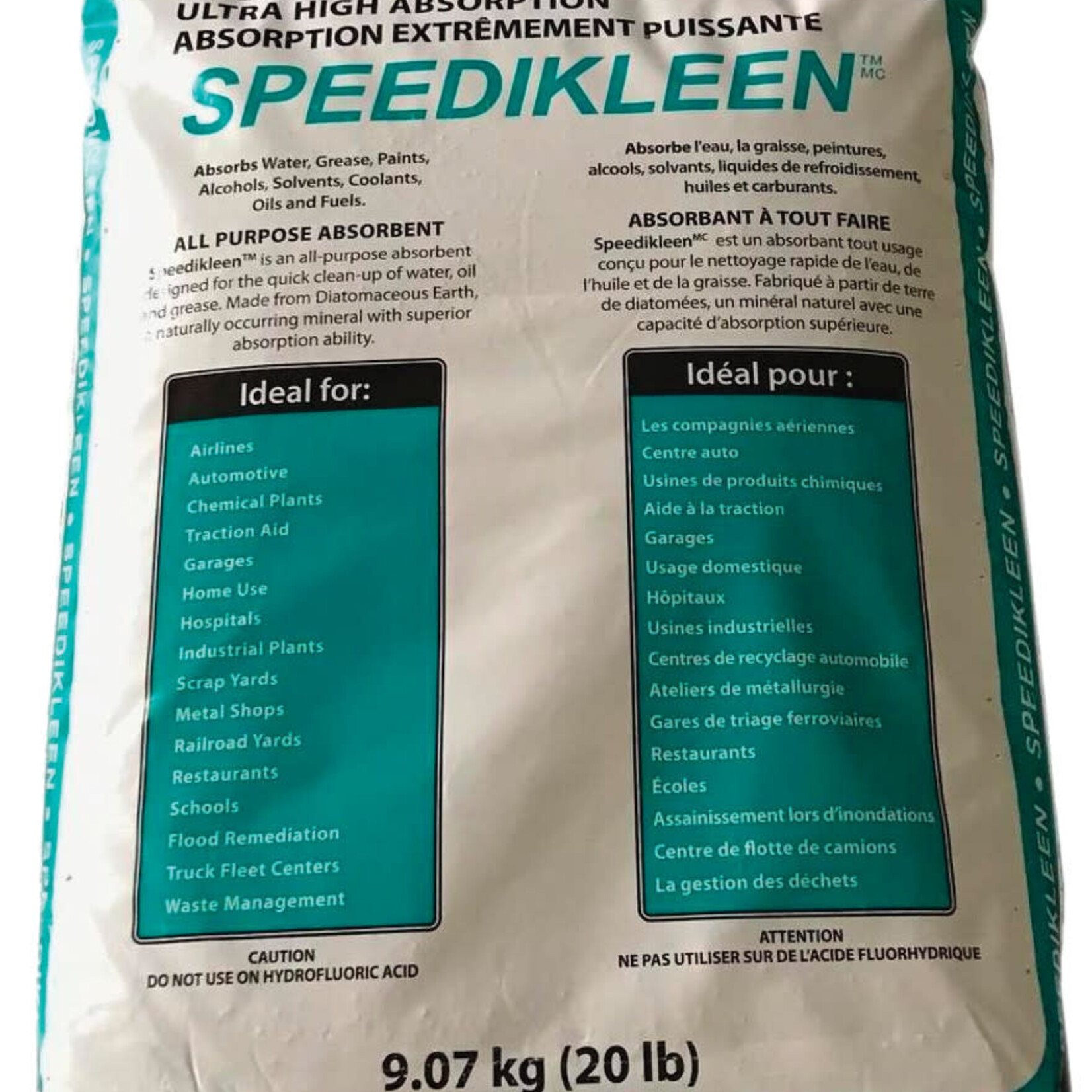 SPEEDIKLEEN™ PREMIUM ALL-PURPOSE OIL ABSORBENT, 20-LB BAG