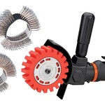 DYNABRADE DYNABRADE NitroZip Surface Conditioning/Decal Pinstripe Removal Tool   .5 hp, Right Angle, 3,500 RPM, Rear Exhaust