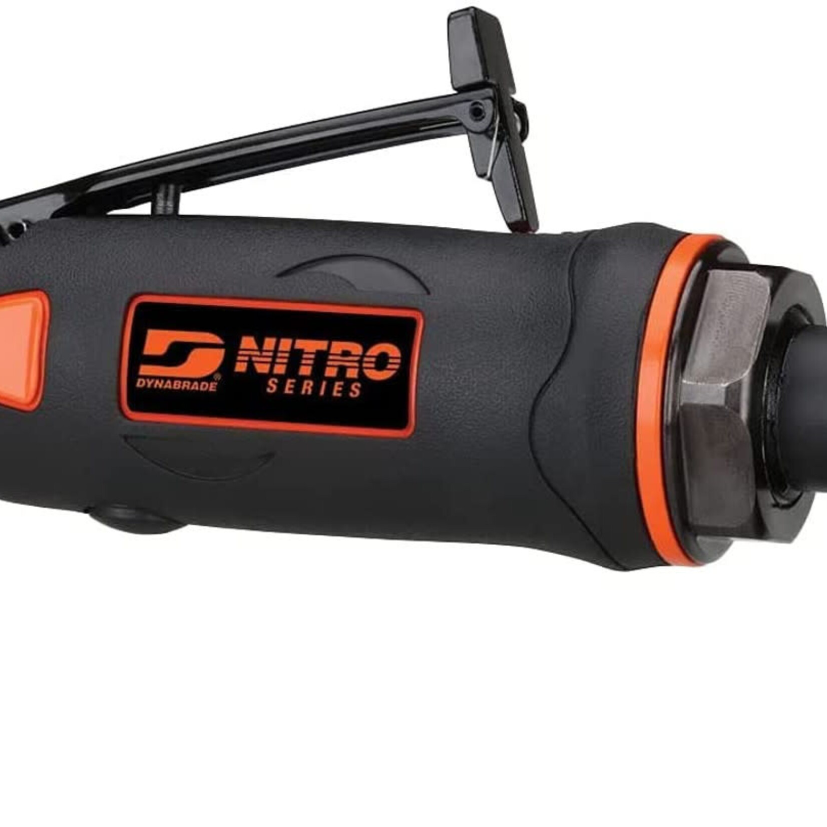 DYNABRADE DYNABRADE .3 hp Right Angle Die Grinder  18,000 RPM, Rear Exhaust, 1/4" Collet