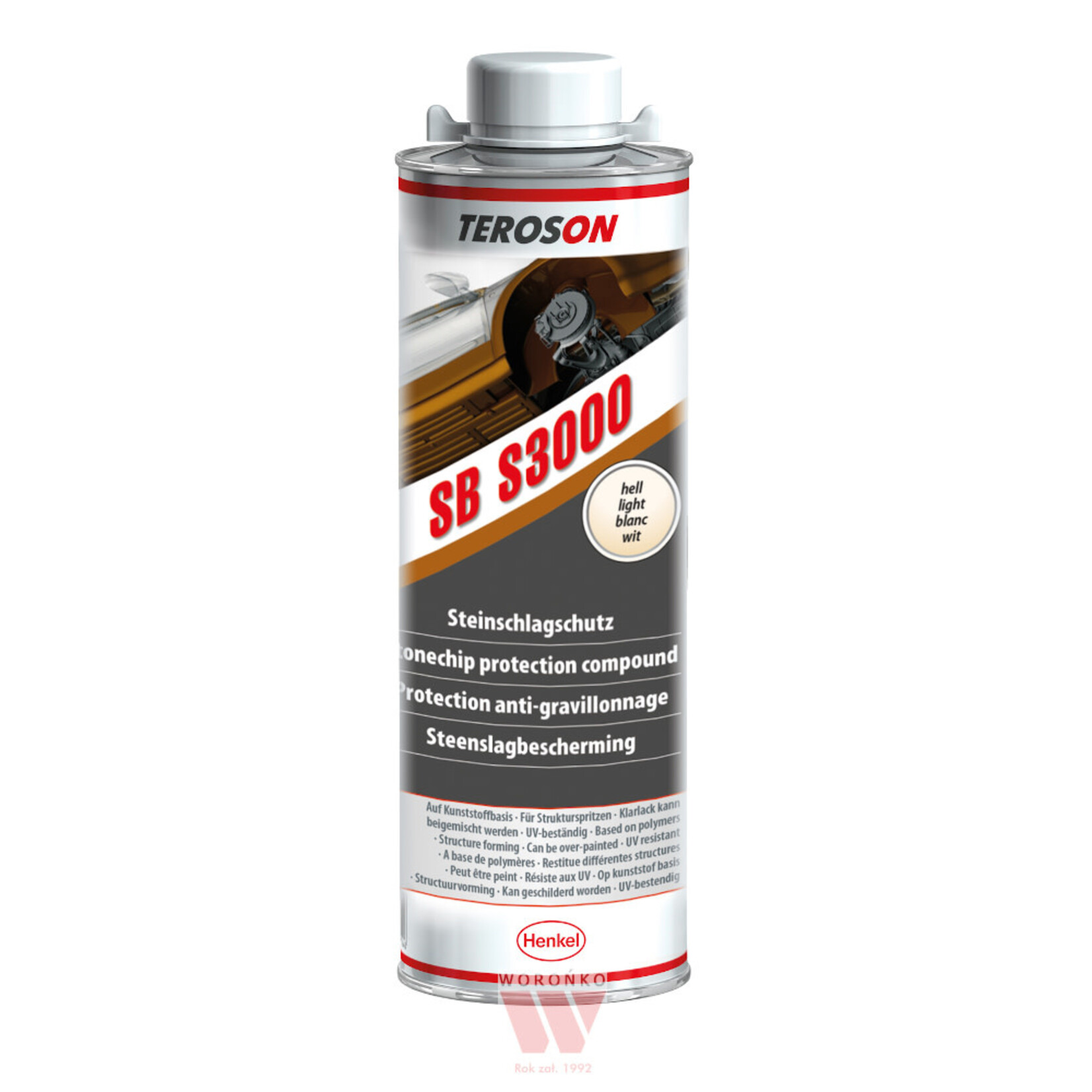 Teroson TEROSON® SB S3000, White, 1 l Bottle