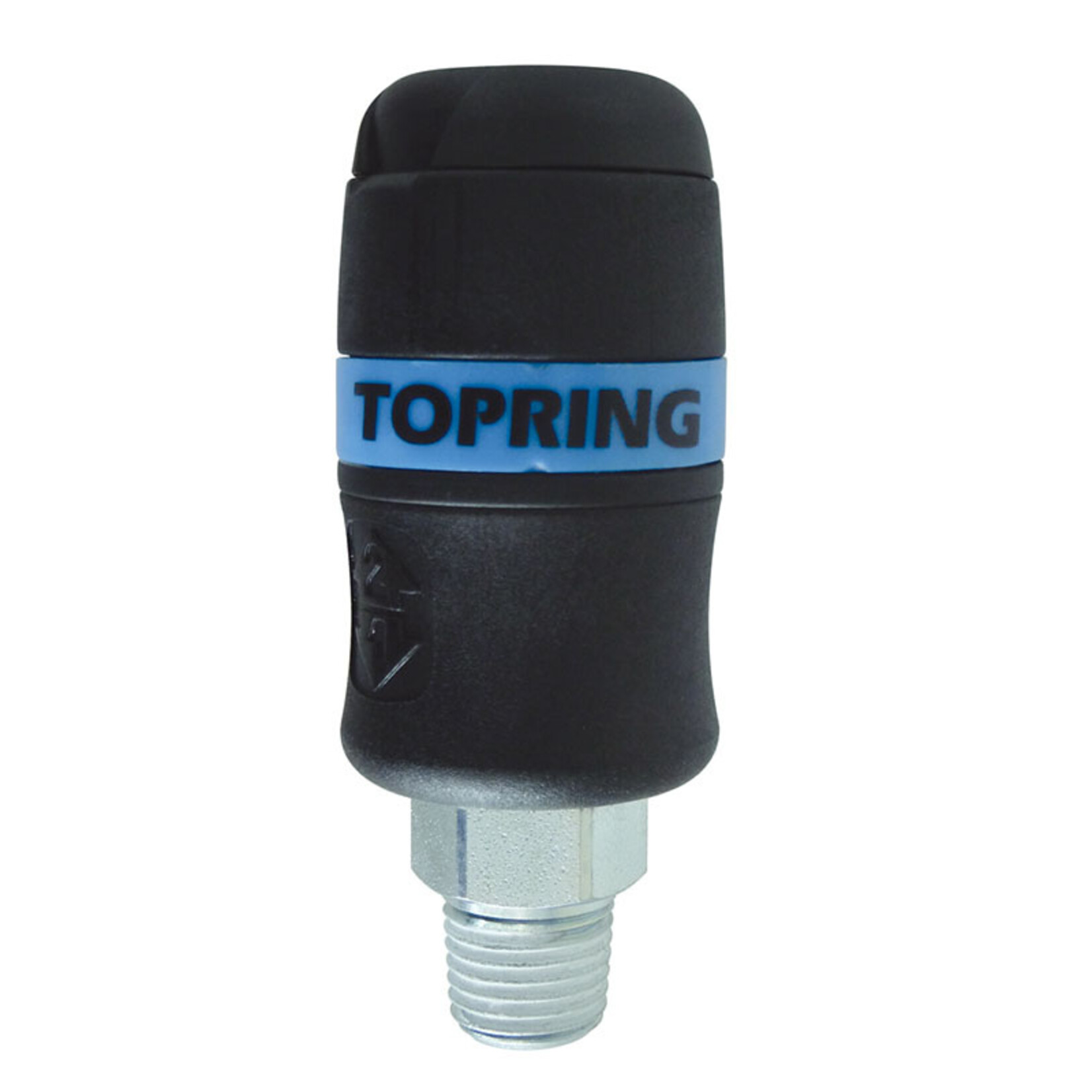 TOPRING Coupler topquik safety (1/4 industrial) 1/4 (m) npt (automatic)