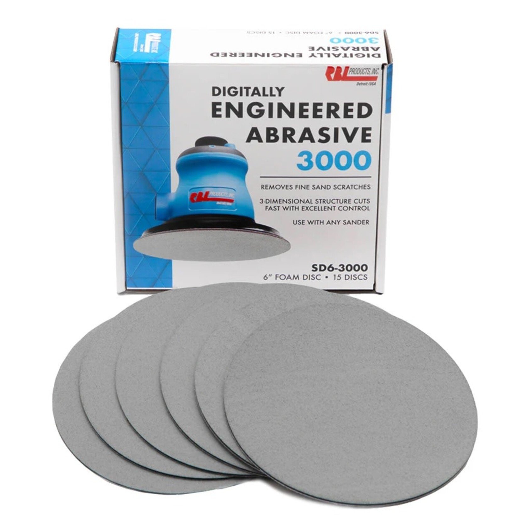 RBL PRODUCTS RBL GEOTek Engineered Abrasives - SD6-3000 15 PCS