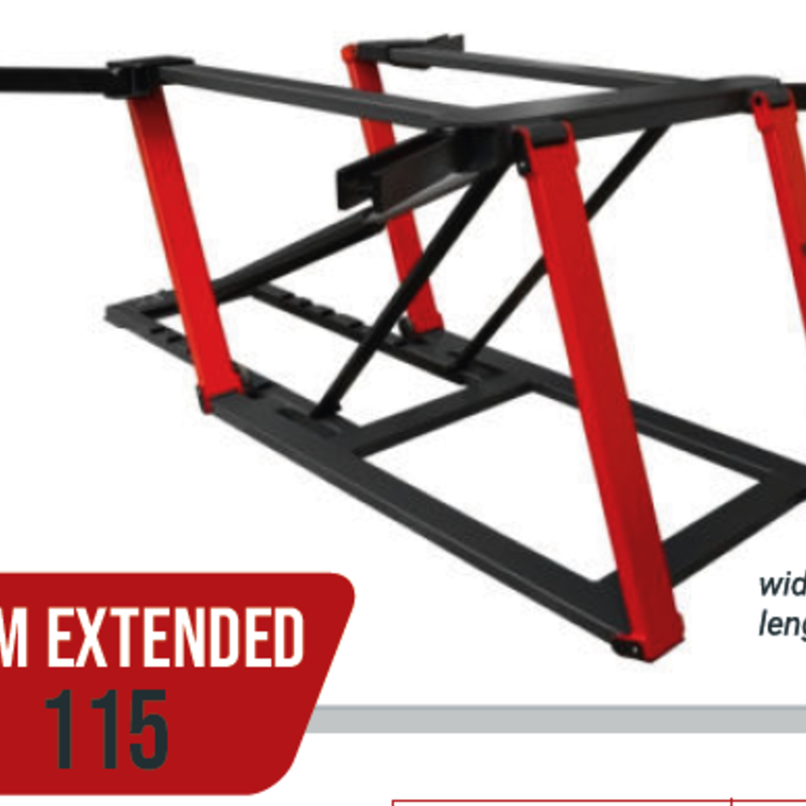 Versa Lift Versa Extended 115 Lift incl. with Pneumatic Pump 1 - Channel Matte Black