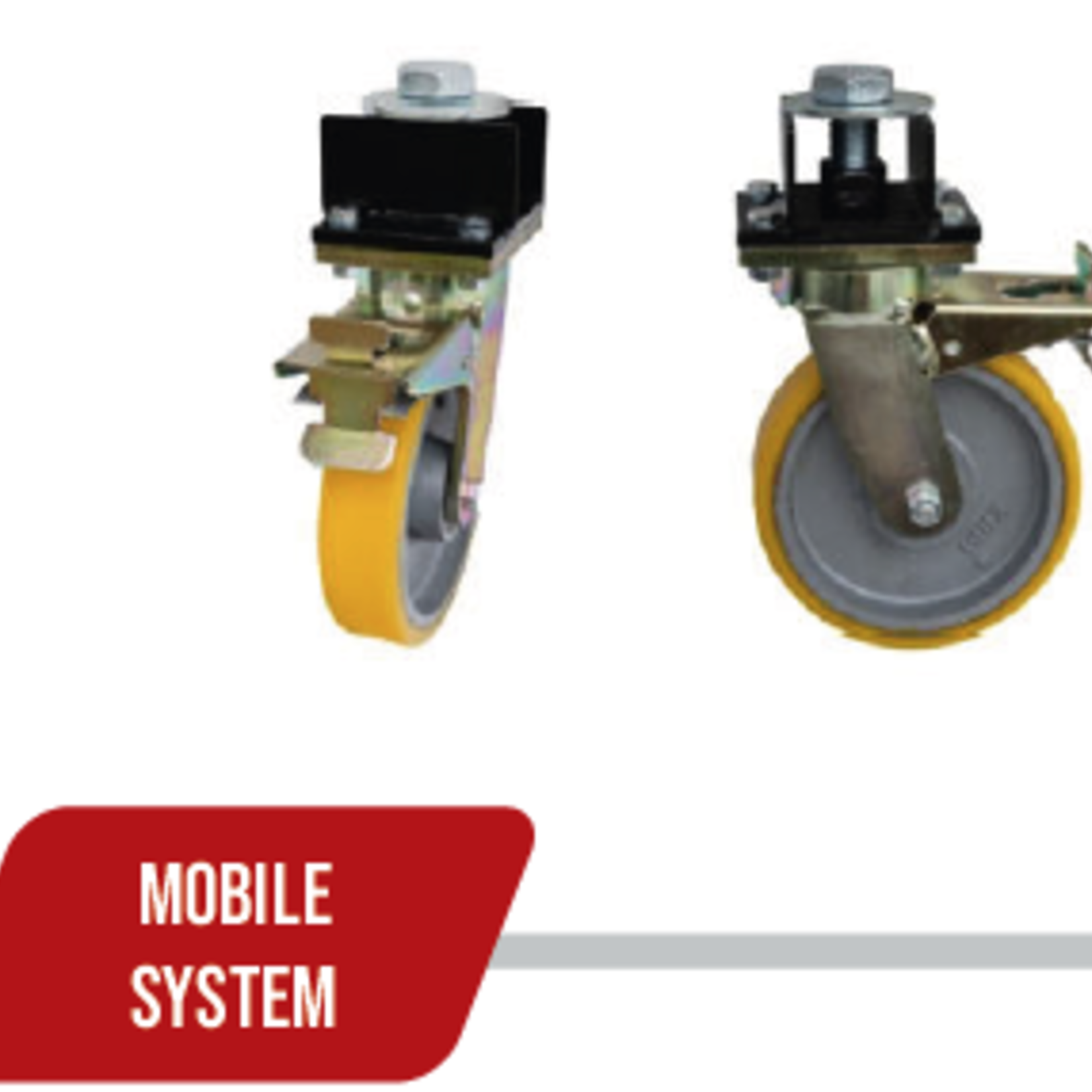 Versa Lift Versa Lift 7MR Mobile System Kit of 4 (load 800 kg each caster) & 2 way Hydraulic Kit for Pneumatic Pu