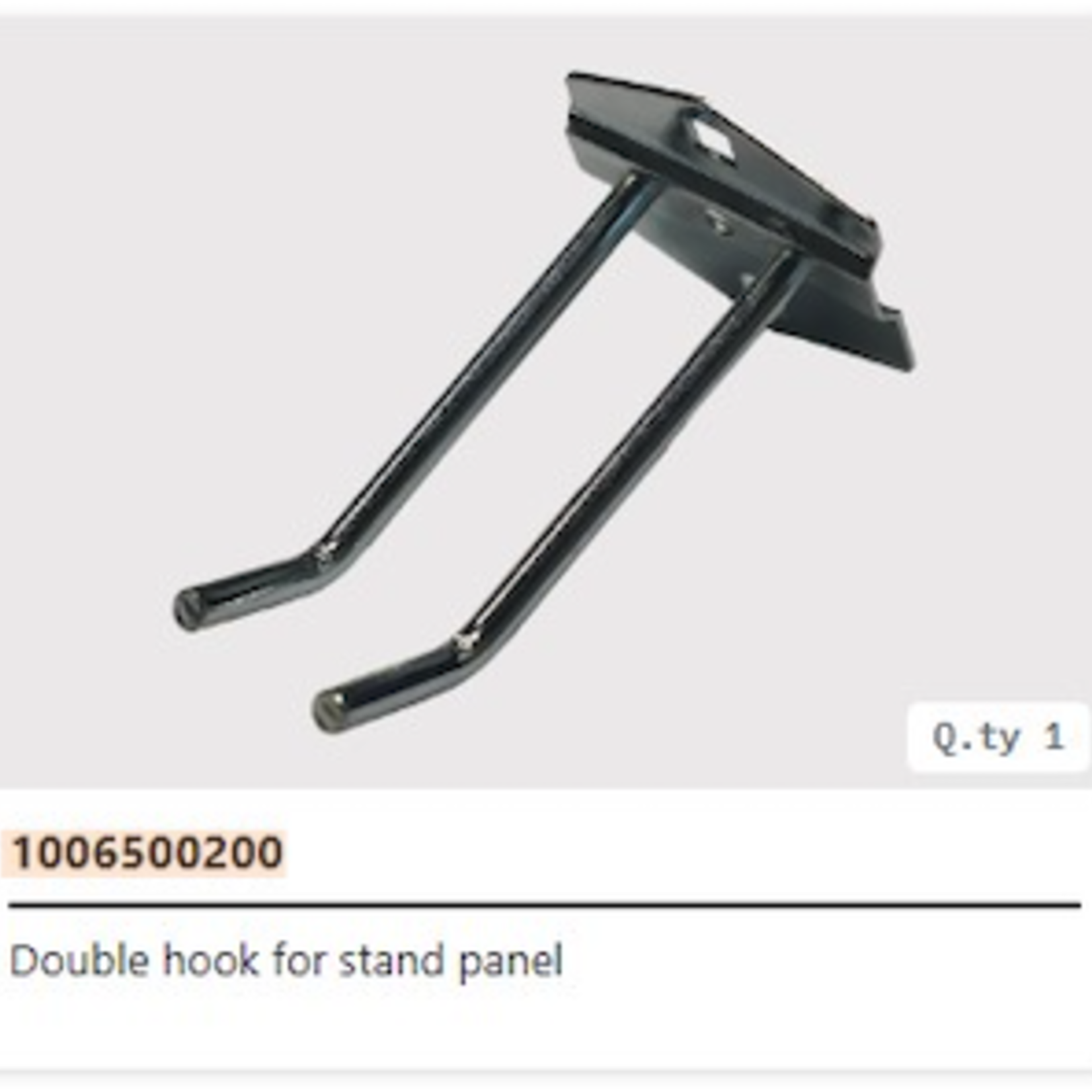 Spanesi SPANESI WALL DOUBLE HOOK