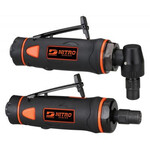 DYNABRADE DYNABRADE Nitro Tool .5hp Die Grinder Kit Contains DGR51 - .5hp Right Angle Die Grinder (14K RPM) & DGS51 -.5hp Straight Die Grinder (20K RPM)